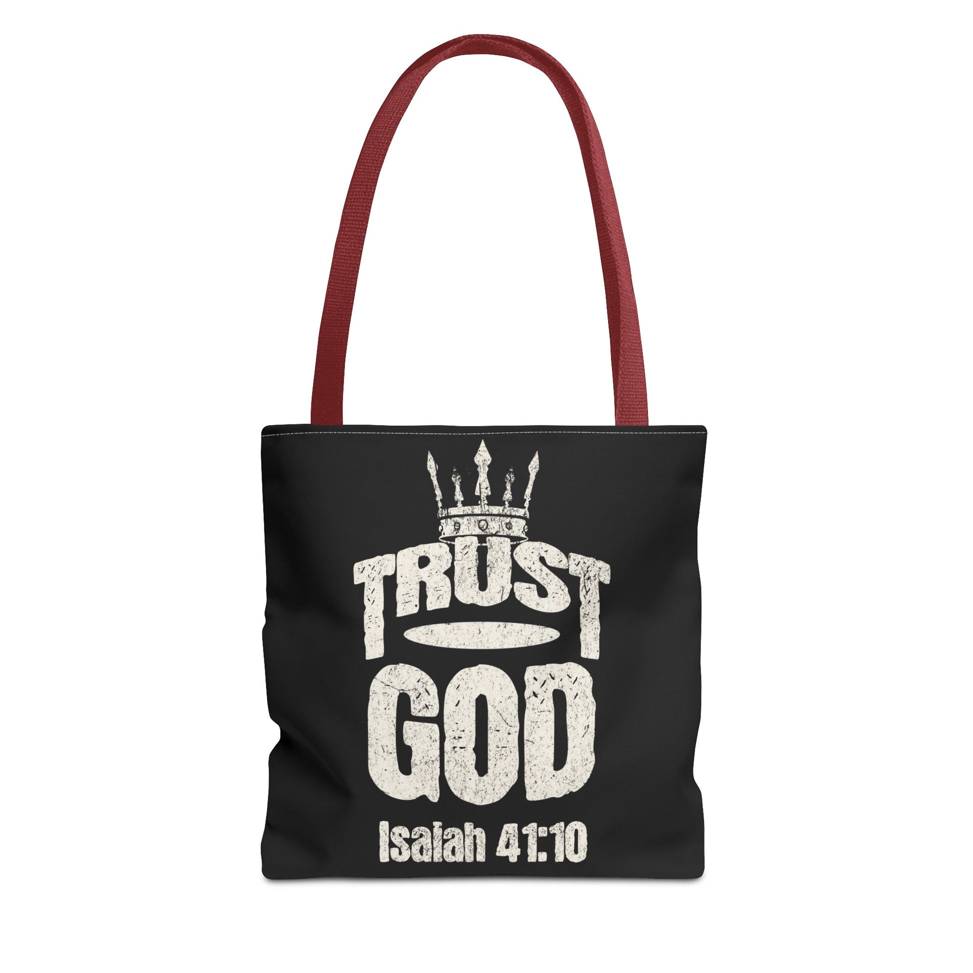 ✝️ Trust God – Isaiah 41:10 Christian Tote Bag