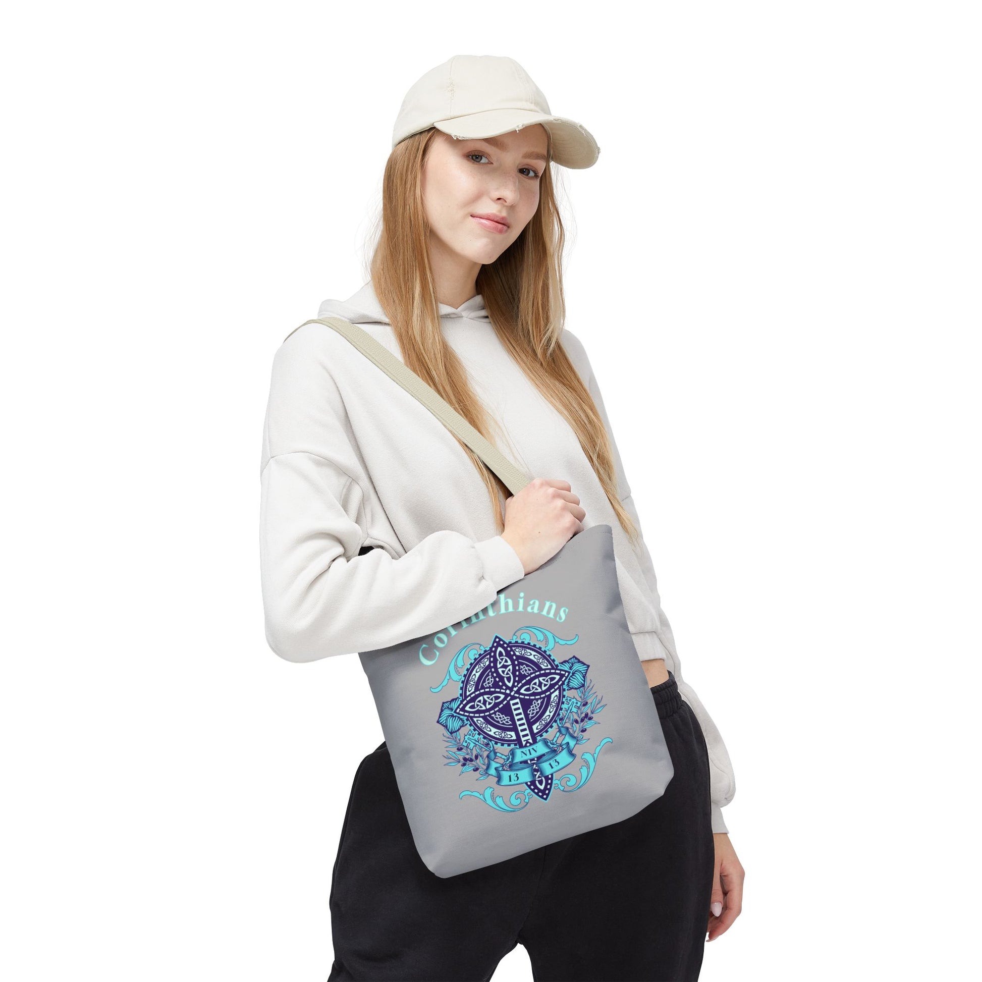 Spiritual Tote Bag with Cross Design | Christian Shoulder Bag, Inspirational Gift, Bible Verse Tote, Comfortable Everyday Use, [...]