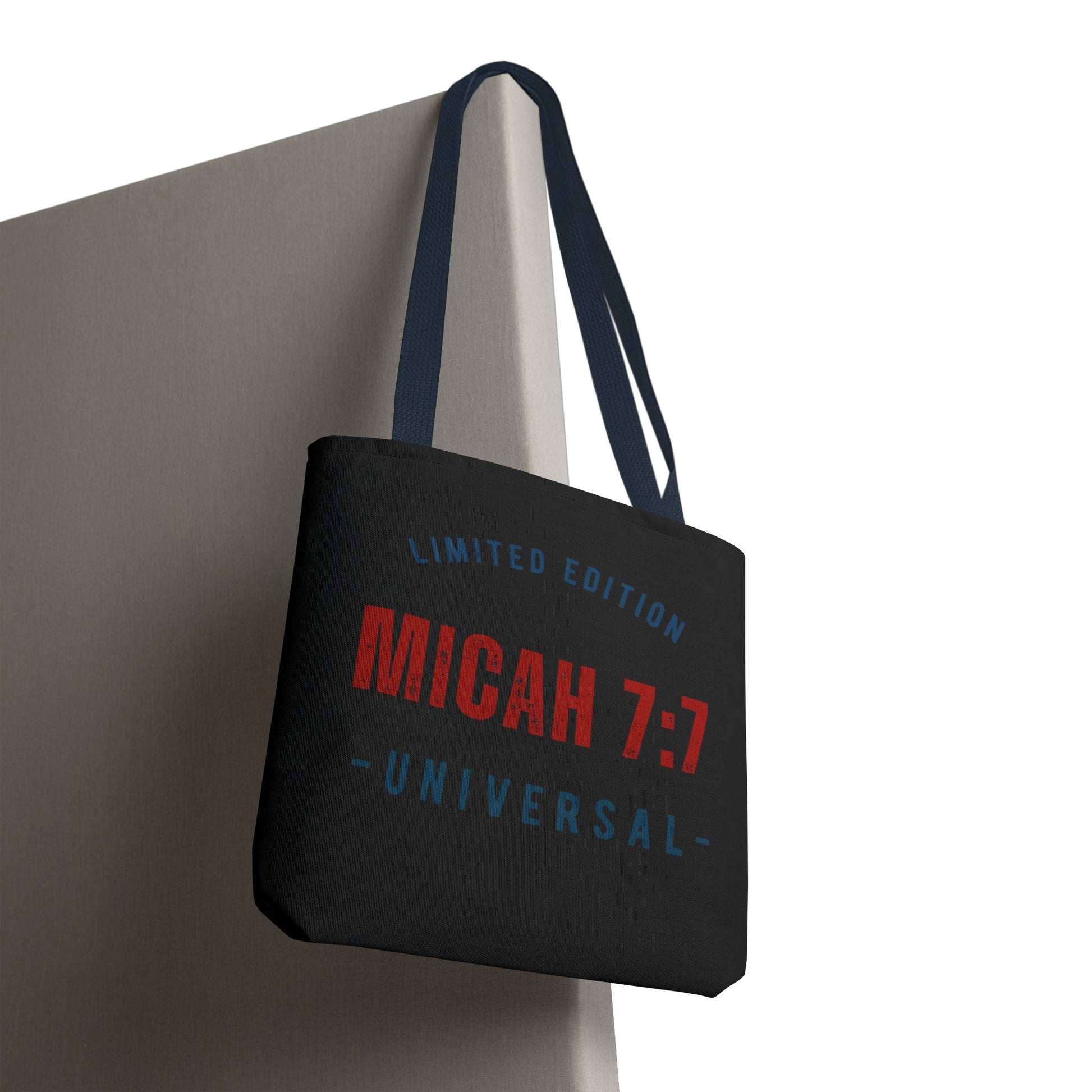 Limited Edition Micah 7:1 Tote Bag - Universal Design for Everyday Use, Gift, Eco-Friendly, Daily Essentials, Faith-Inspired
