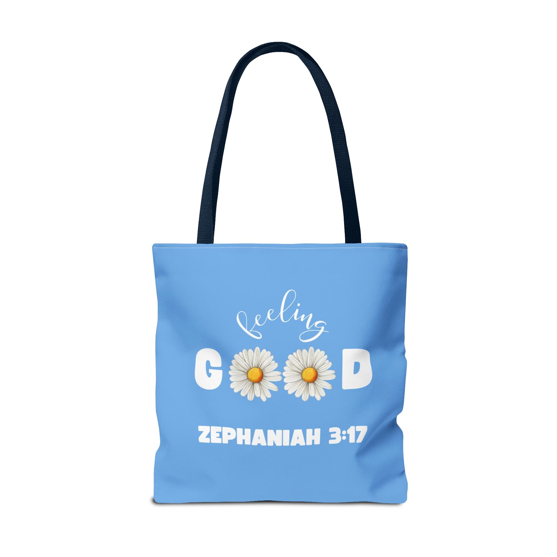 Inspirational Tote Bag - Feeling Good, Floral Design, Scripture Quote, Motivational Gift, Everyday Use, Church Events