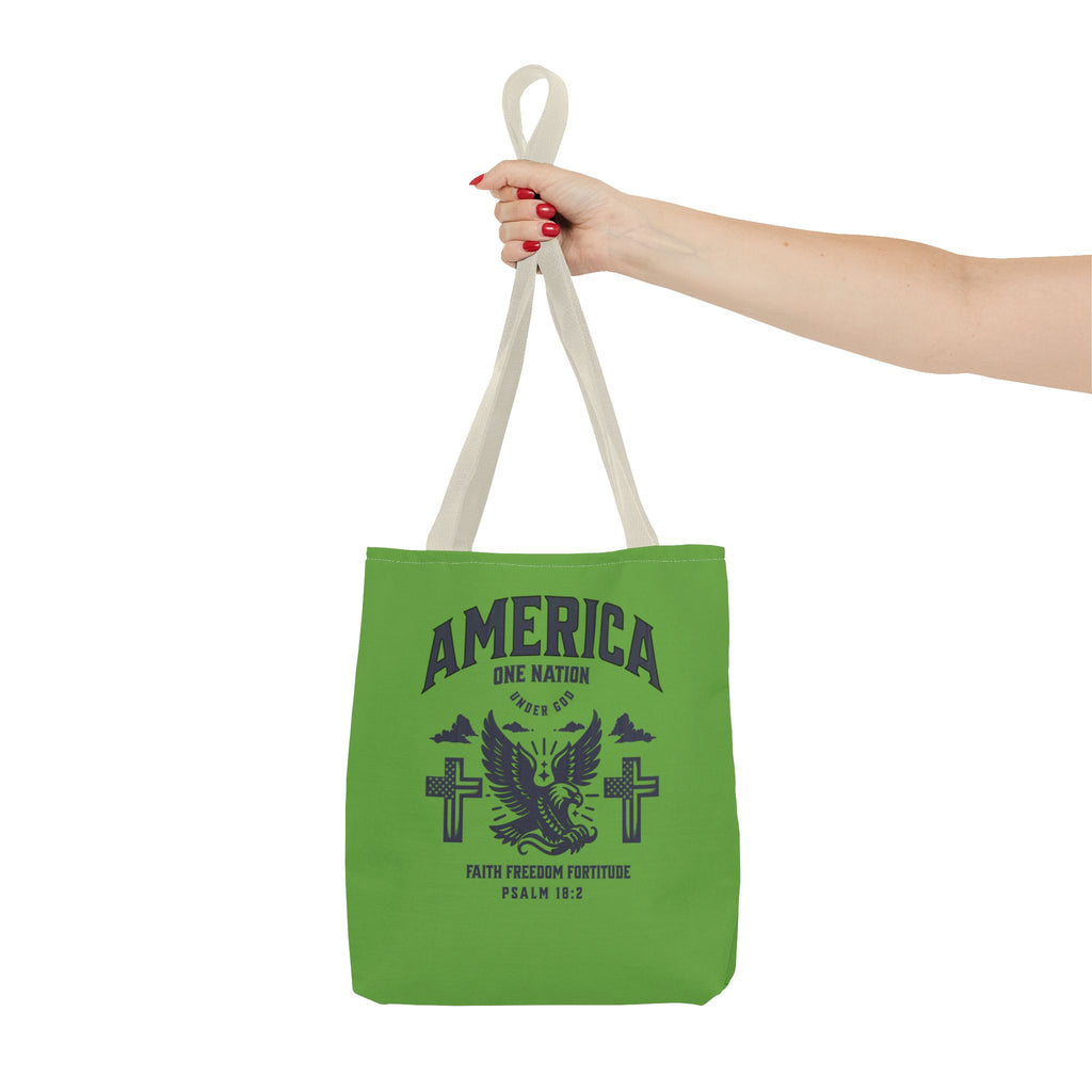 ⭐ America Faith Tote Bag – Bold Patriotic & Faith Statement