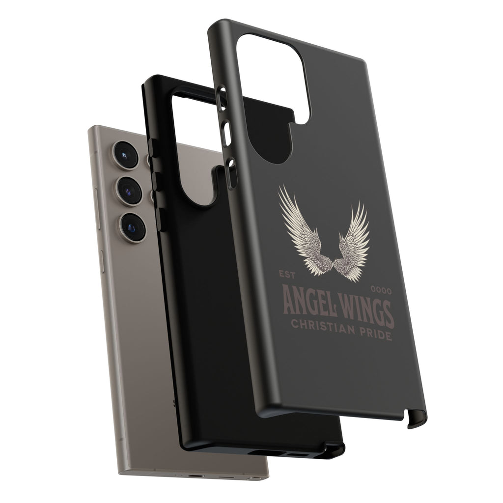 Angel Wings Phone Case - Tough Cases for Christian Pride, Unique Gift, Stylish Protection, Everyday Use, Angelic Design