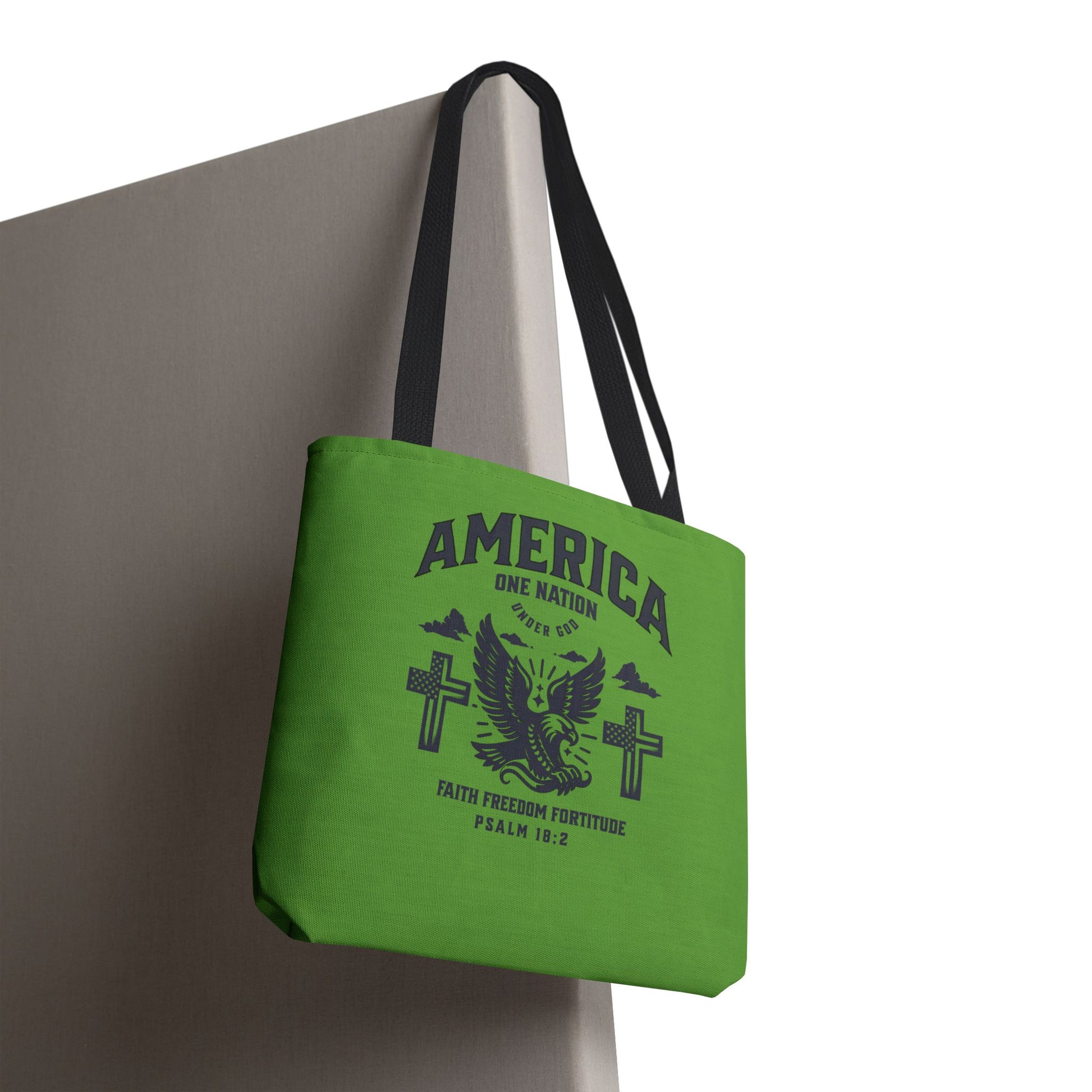 ⭐ America Faith Tote Bag – Bold Patriotic & Faith Statement