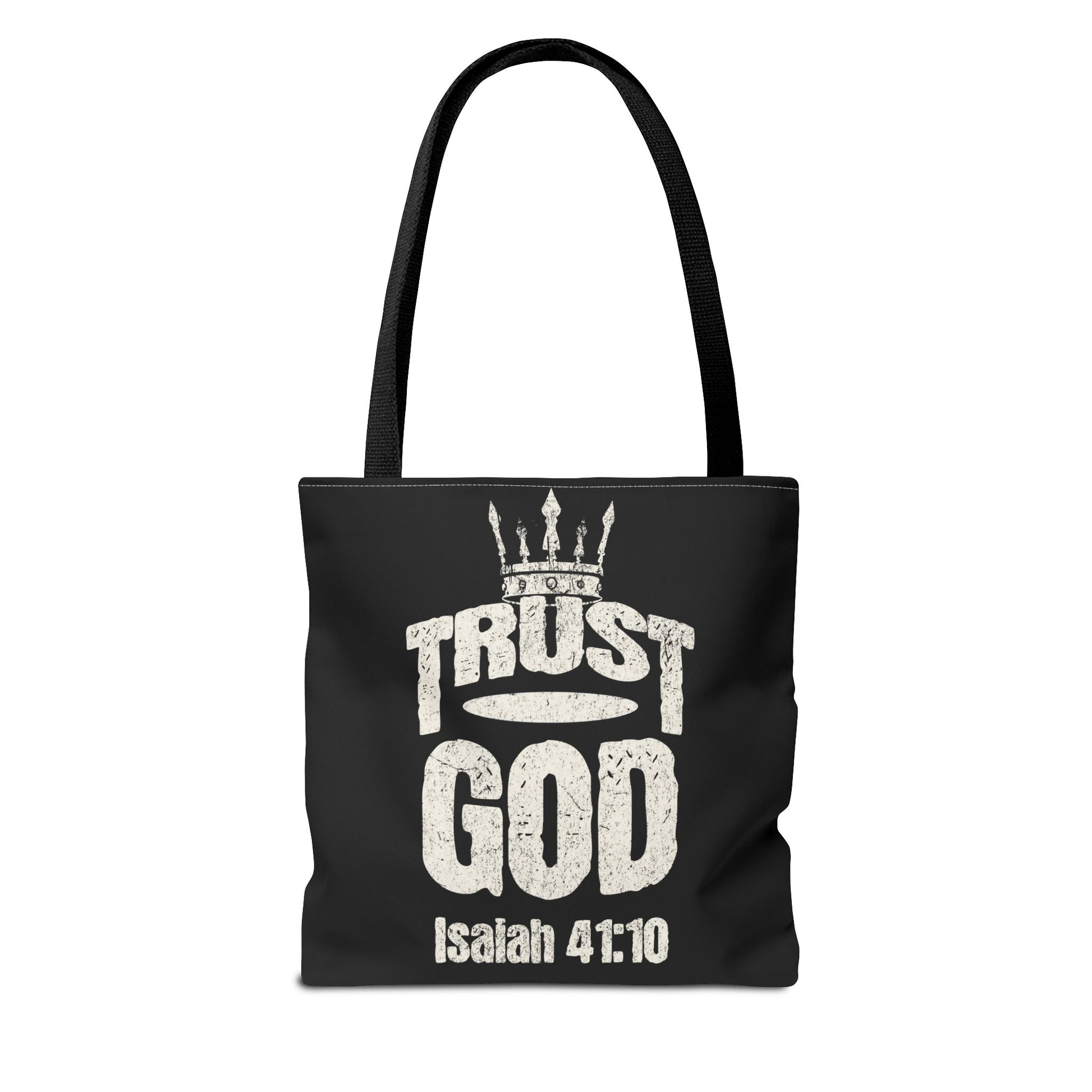 ✝️ Trust God – Isaiah 41:10 Christian Tote Bag