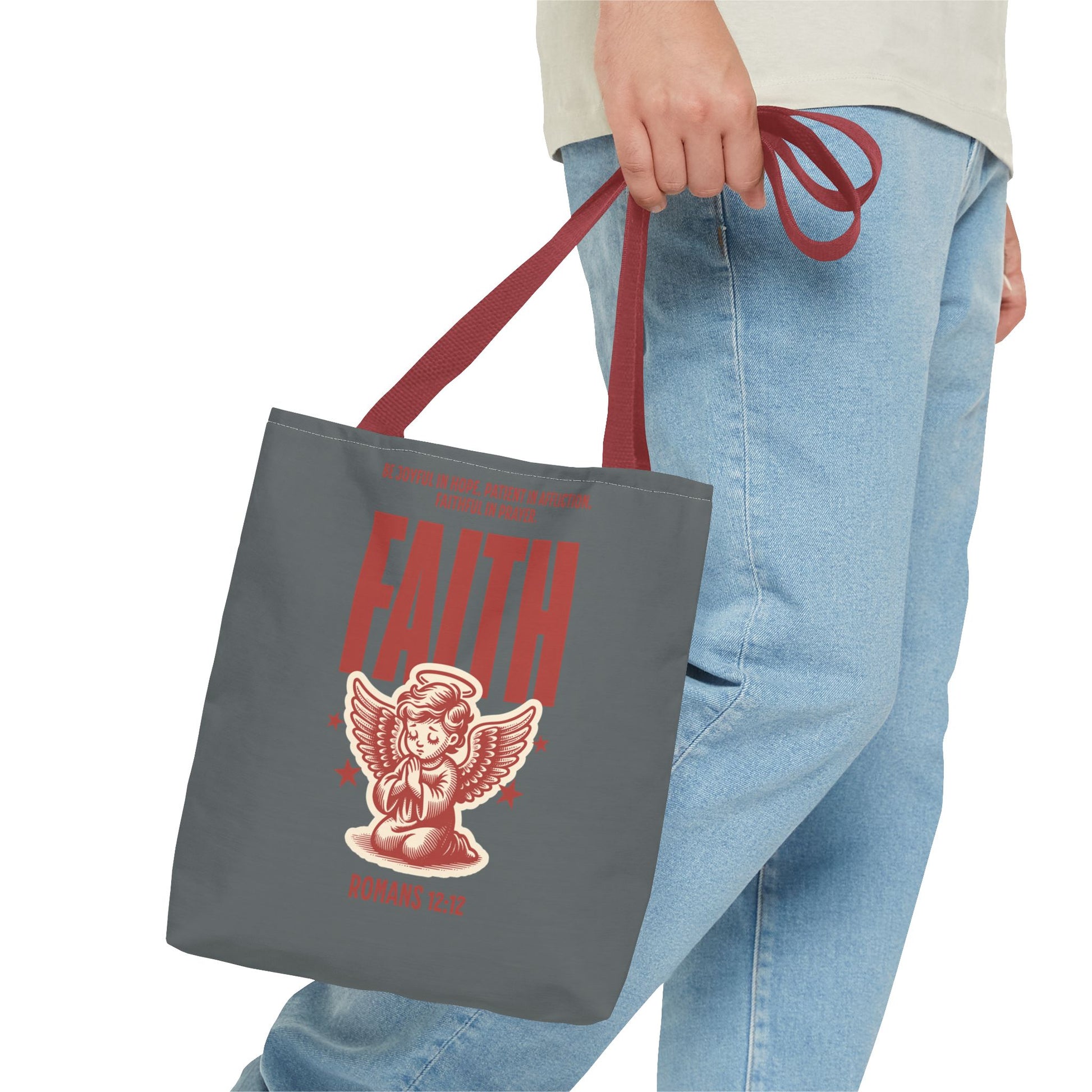 Faith-Inspired Tote Bag: Stylish & Versatile, Gift for Holidays, Shopping, Encouragement, Inspirational Gift, Eco-Friendly Bag