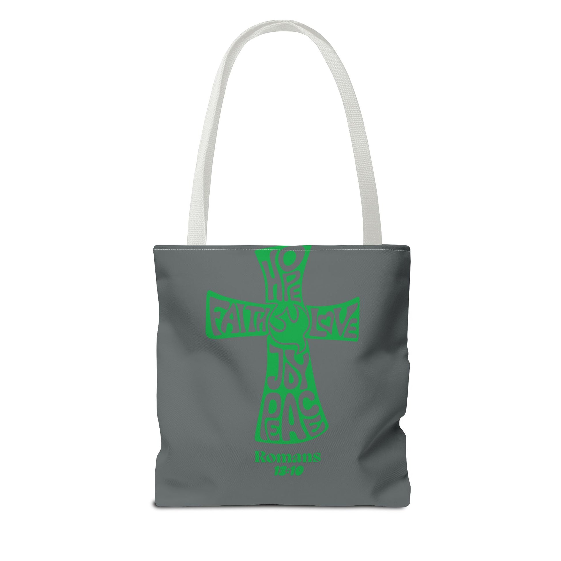 Faith-Inspired Tote Bag, Motivational Cross Design, Spiritual Gift, Everyday Use, Eco-Friendly Fashion, Religious Accessories