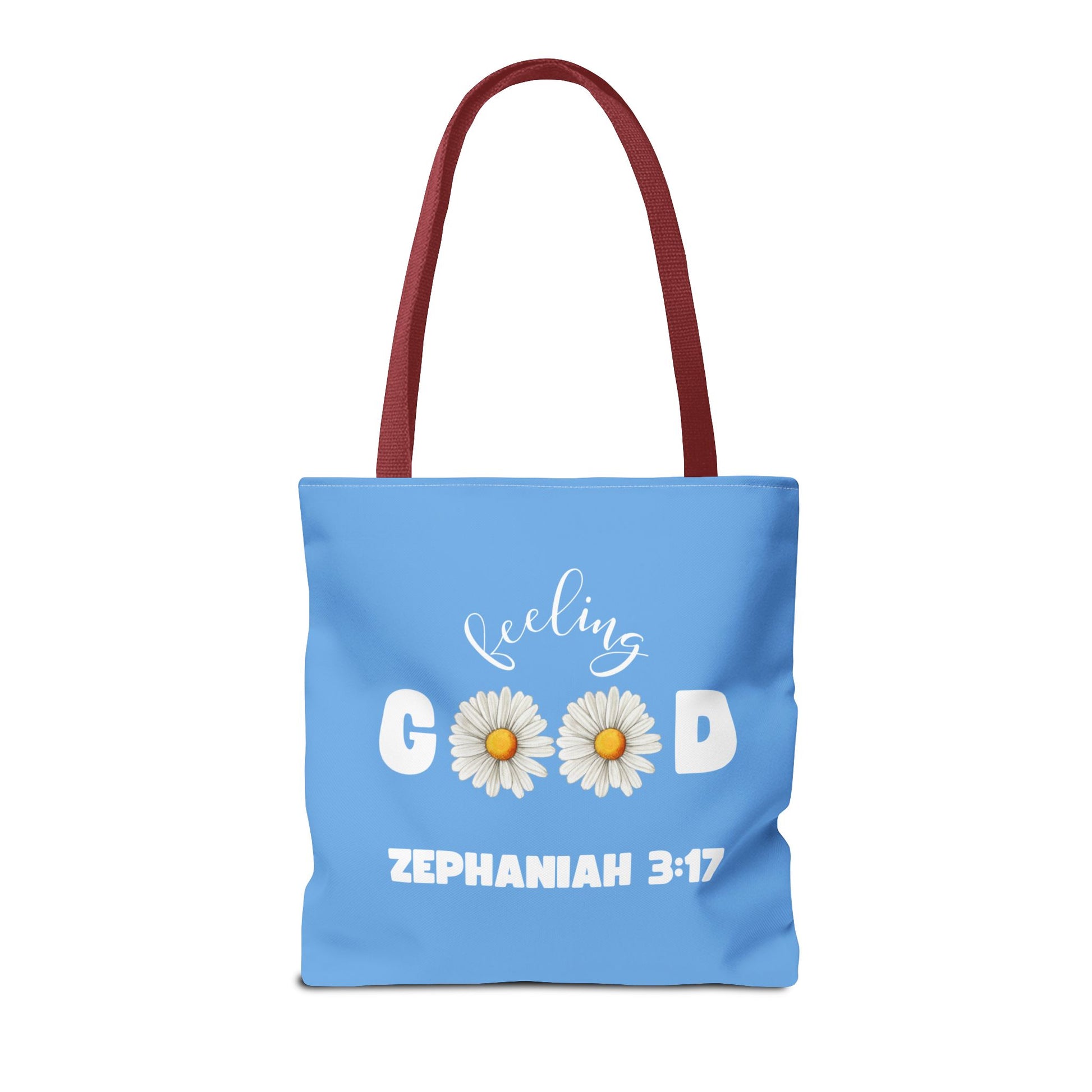 Inspirational Tote Bag - Feeling Good, Floral Design, Scripture Quote, Motivational Gift, Everyday Use, Church Events