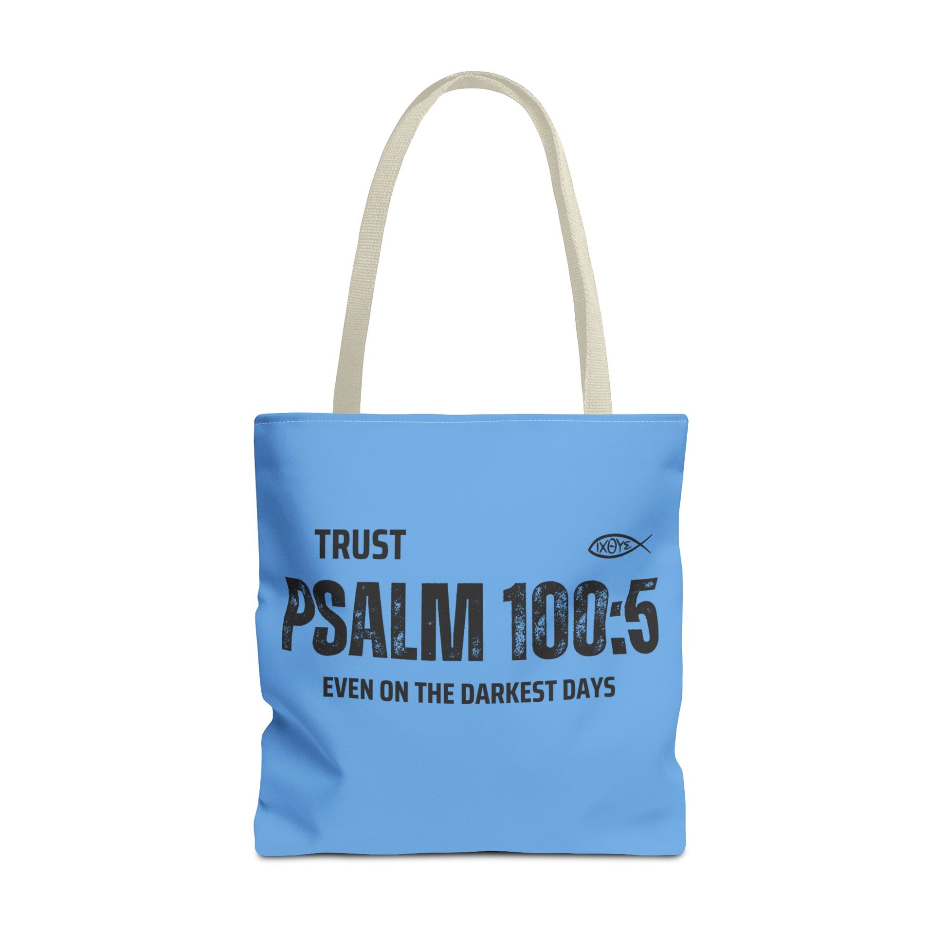 Inspirational Tote Bag - Trust Psalm 100:5, Faithful Christian Gift, Encouragement Accessory, Sustainable Shopping Bag, Inspirational [...]