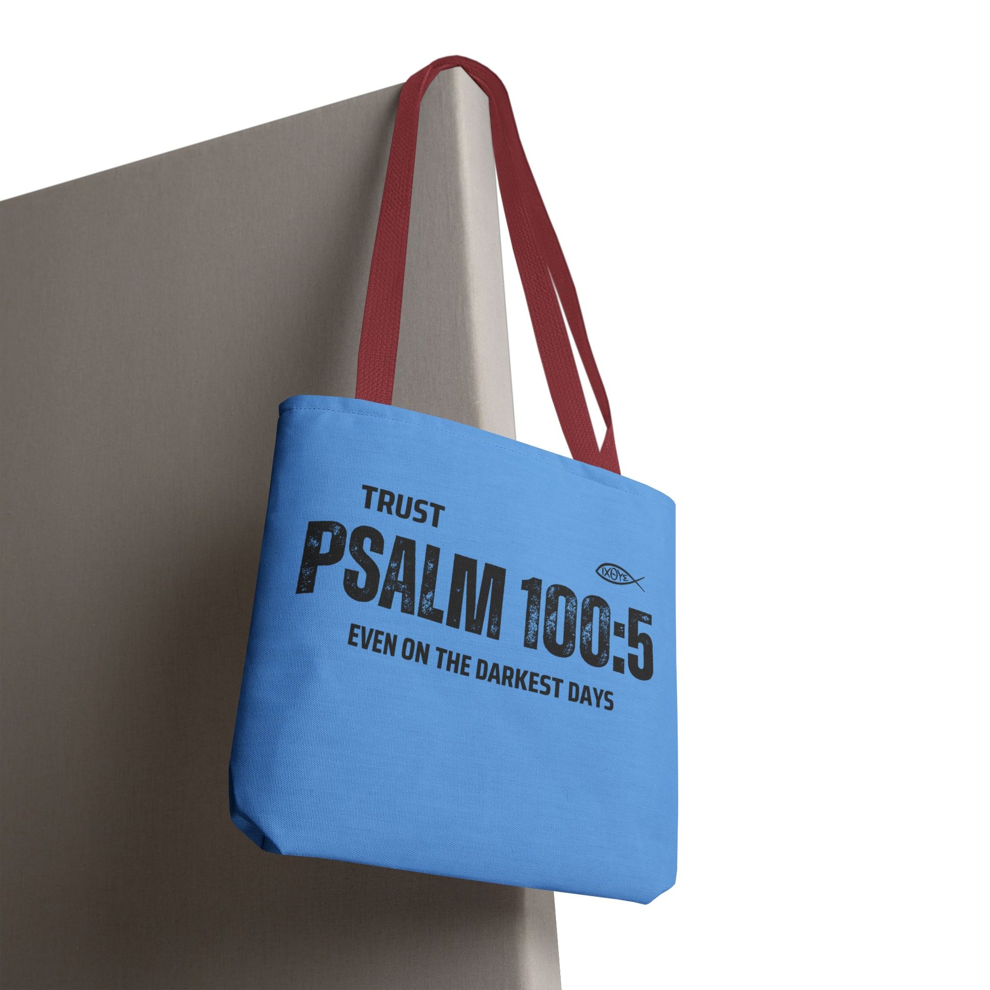 Inspirational Tote Bag - Trust Psalm 100:5, Faithful Christian Gift, Encouragement Accessory, Sustainable Shopping Bag, Inspirational [...]
