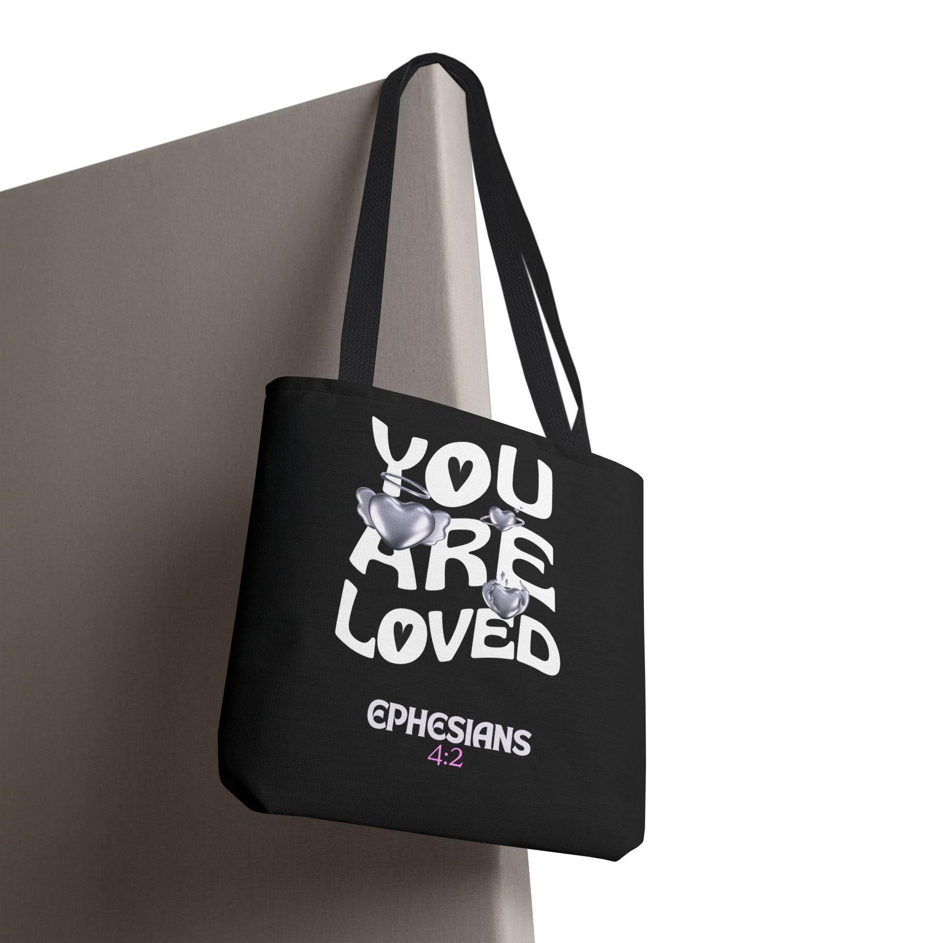 ⭐ "You Are Loved" Tote Bag – Ephesians 4:2
