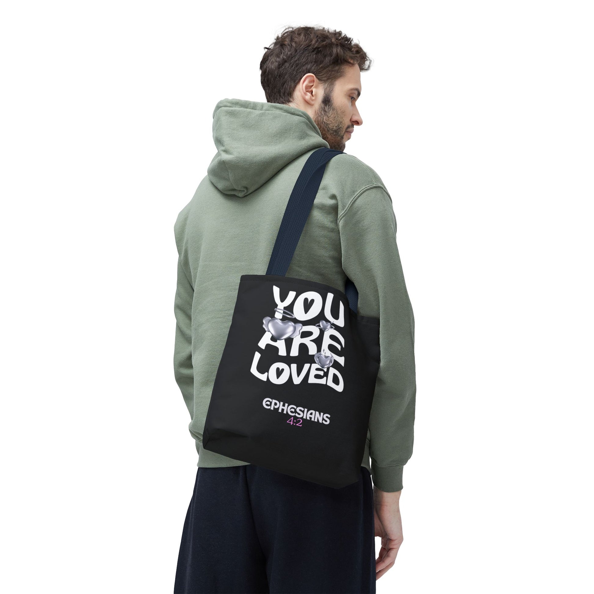 ⭐ "You Are Loved" Tote Bag – Ephesians 4:2
