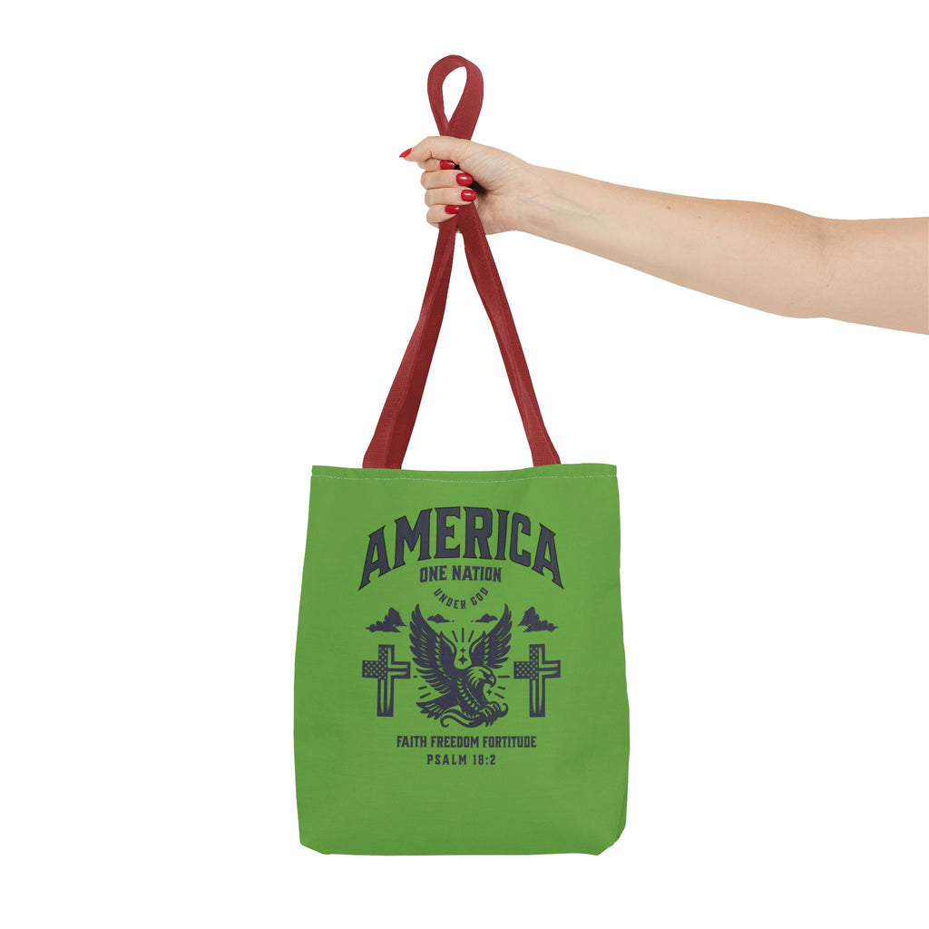 ⭐ America Faith Tote Bag – Bold Patriotic & Faith Statement