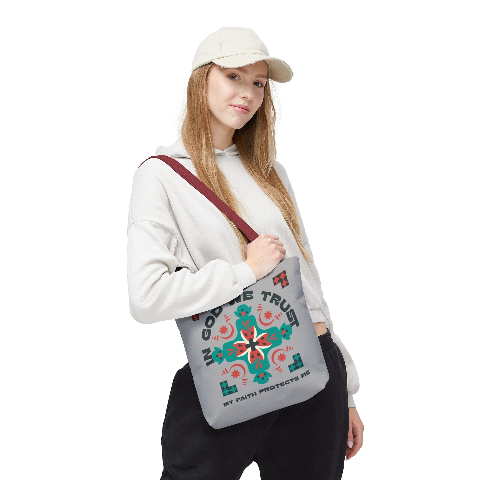 Faith-Inspired Tote Bag, Spiritual Shopper, Inspirational Gift, Religious Tote, Christian Accessory, Everyday Use