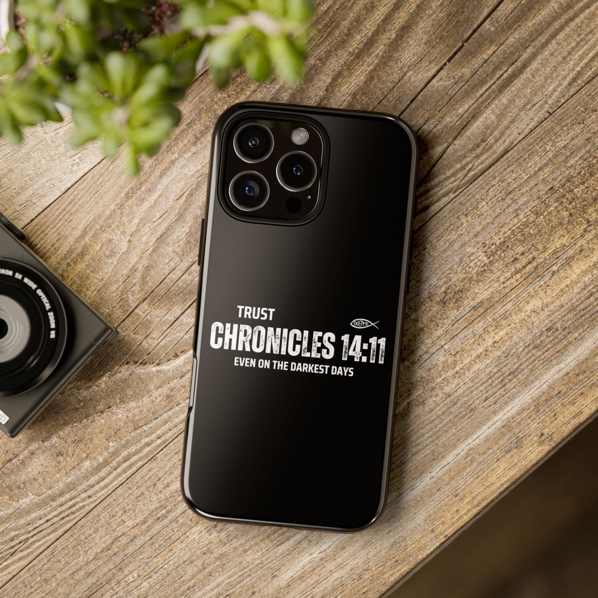 ⭐ Trust in God 2 Chronicles 14:11 Phone Case – Strength for the Hardest Days