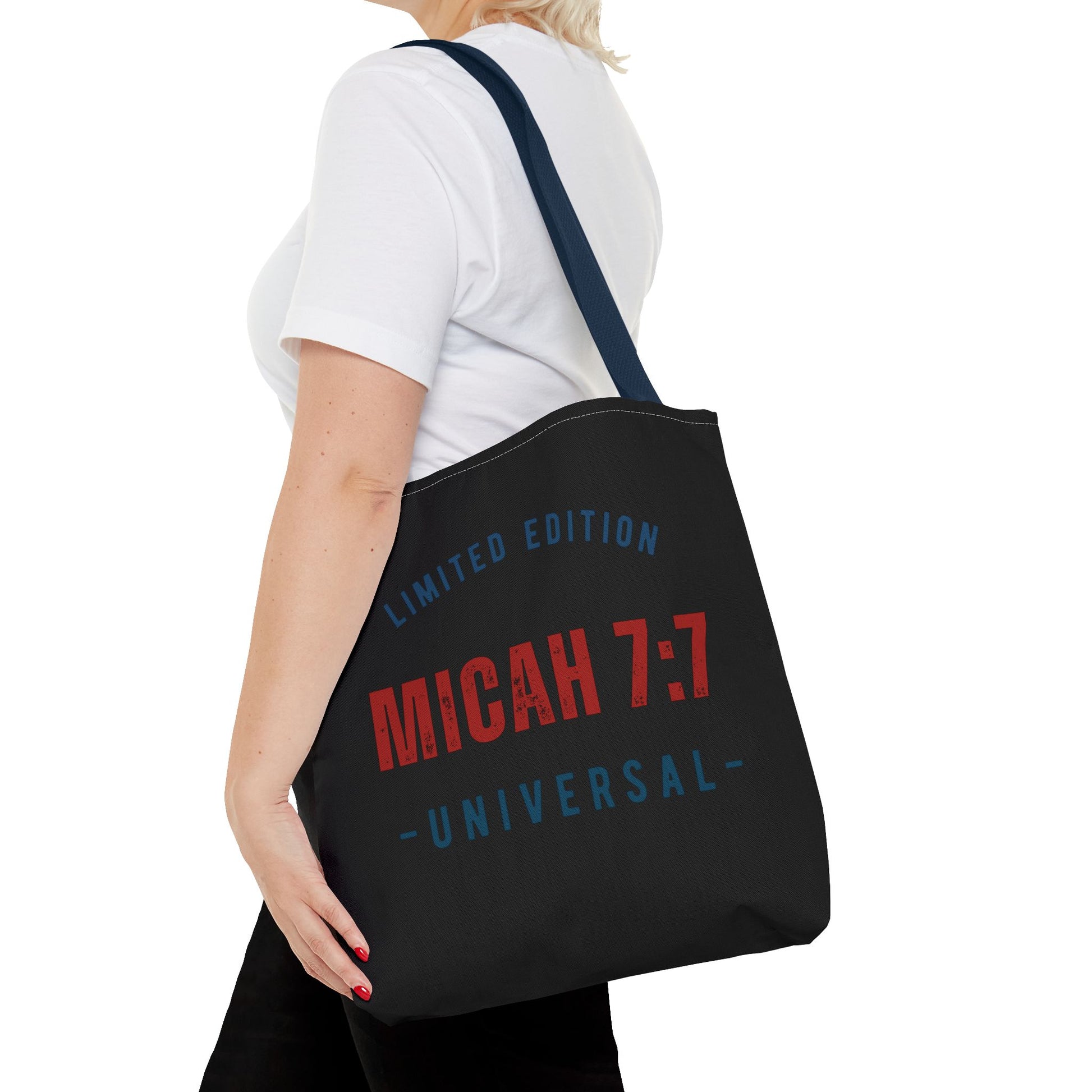 Limited Edition Micah 7:1 Tote Bag - Universal Design for Everyday Use, Gift, Eco-Friendly, Daily Essentials, Faith-Inspired