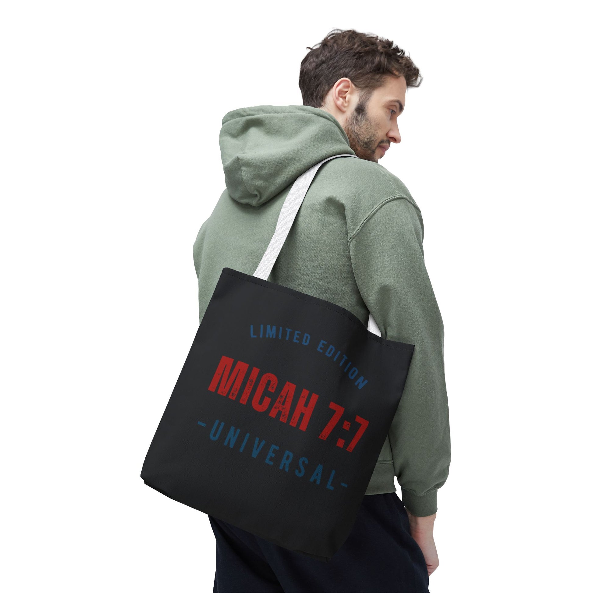Limited Edition Micah 7:1 Tote Bag - Universal Design for Everyday Use, Gift, Eco-Friendly, Daily Essentials, Faith-Inspired