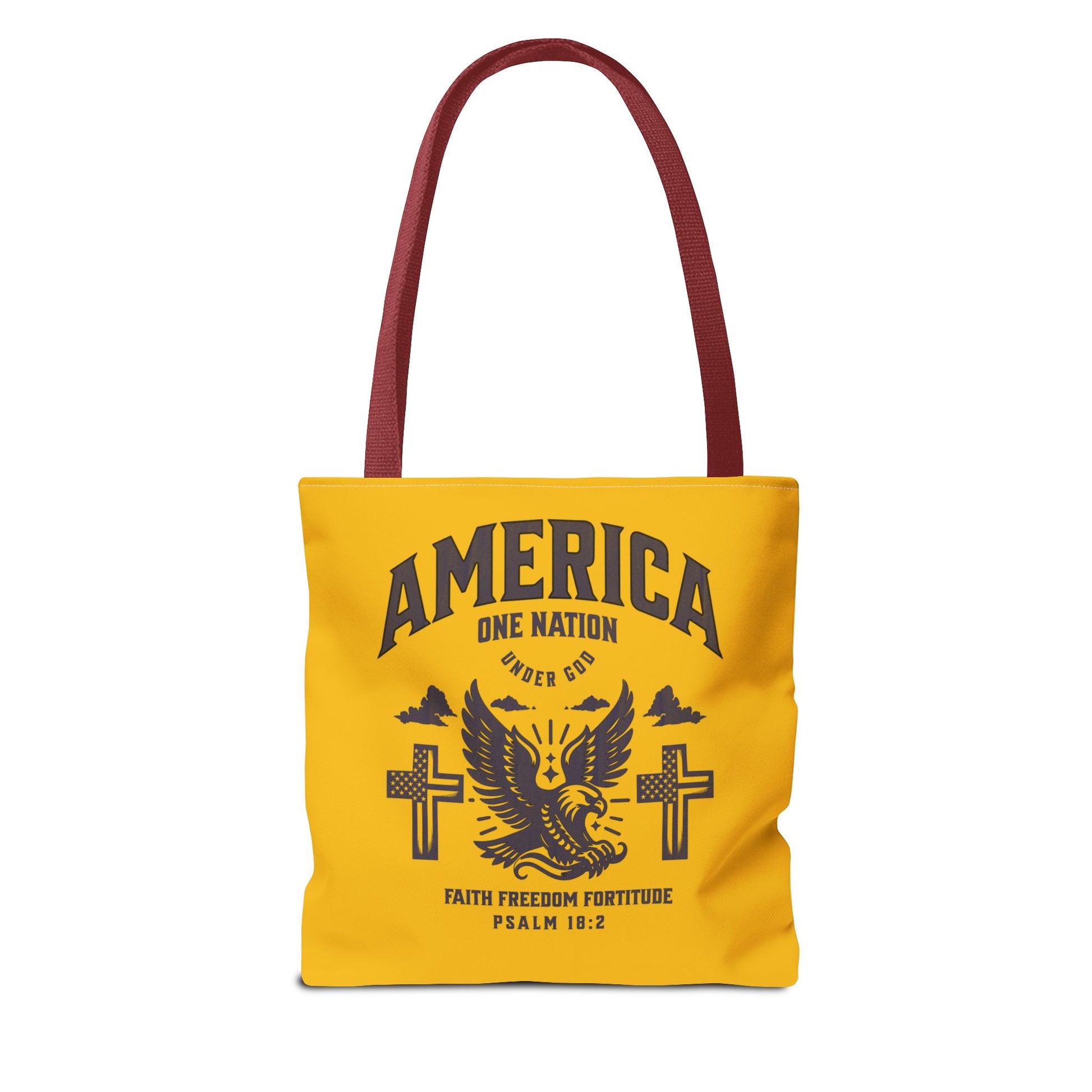 ⭐ America Faith Tote Bag – Bold Patriotic & Faith Statement