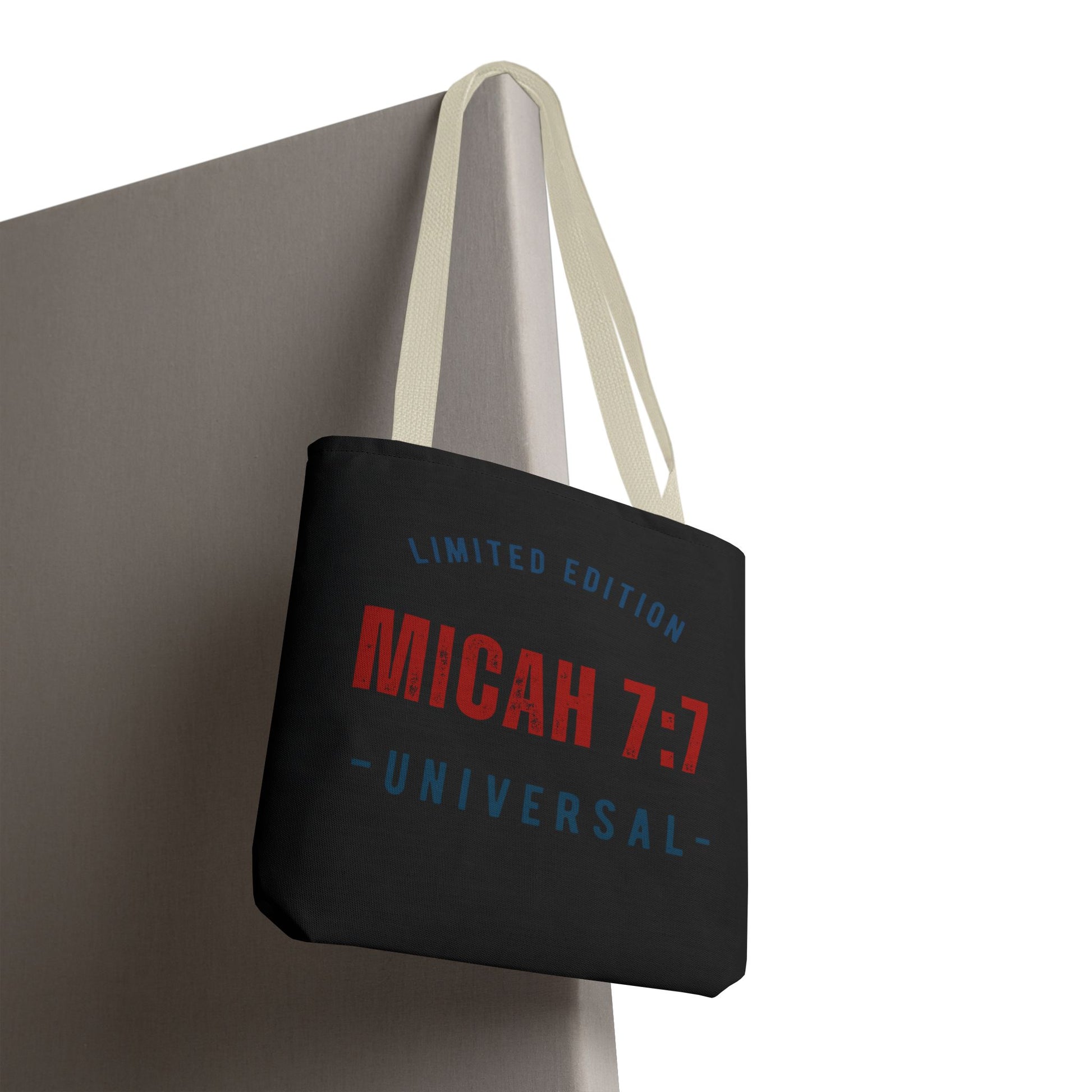 Limited Edition Micah 7:1 Tote Bag - Universal Design for Everyday Use, Gift, Eco-Friendly, Daily Essentials, Faith-Inspired