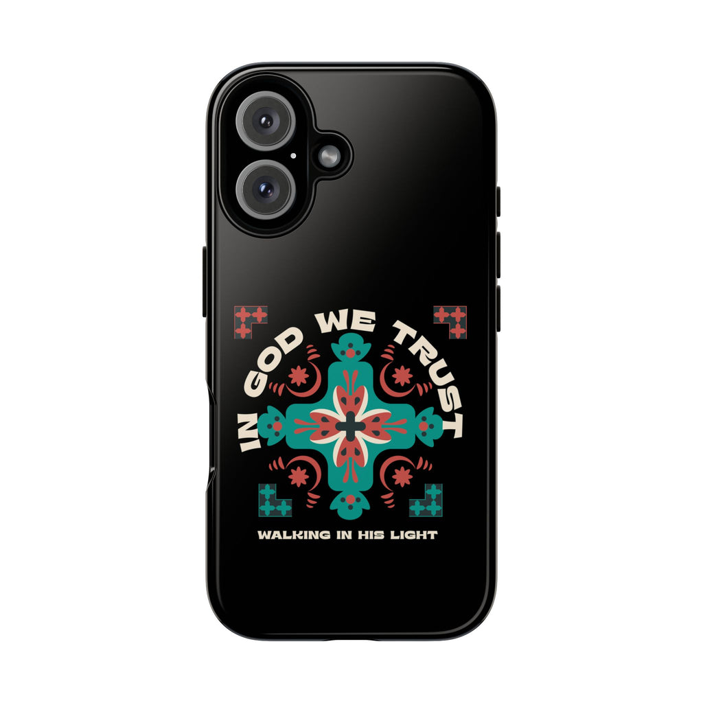 Tough Cases - In God We Trust Phone Case, Spiritual Phone Protector, Christian Cell Cover, Faith-based Accessory, Inspirational Gift
