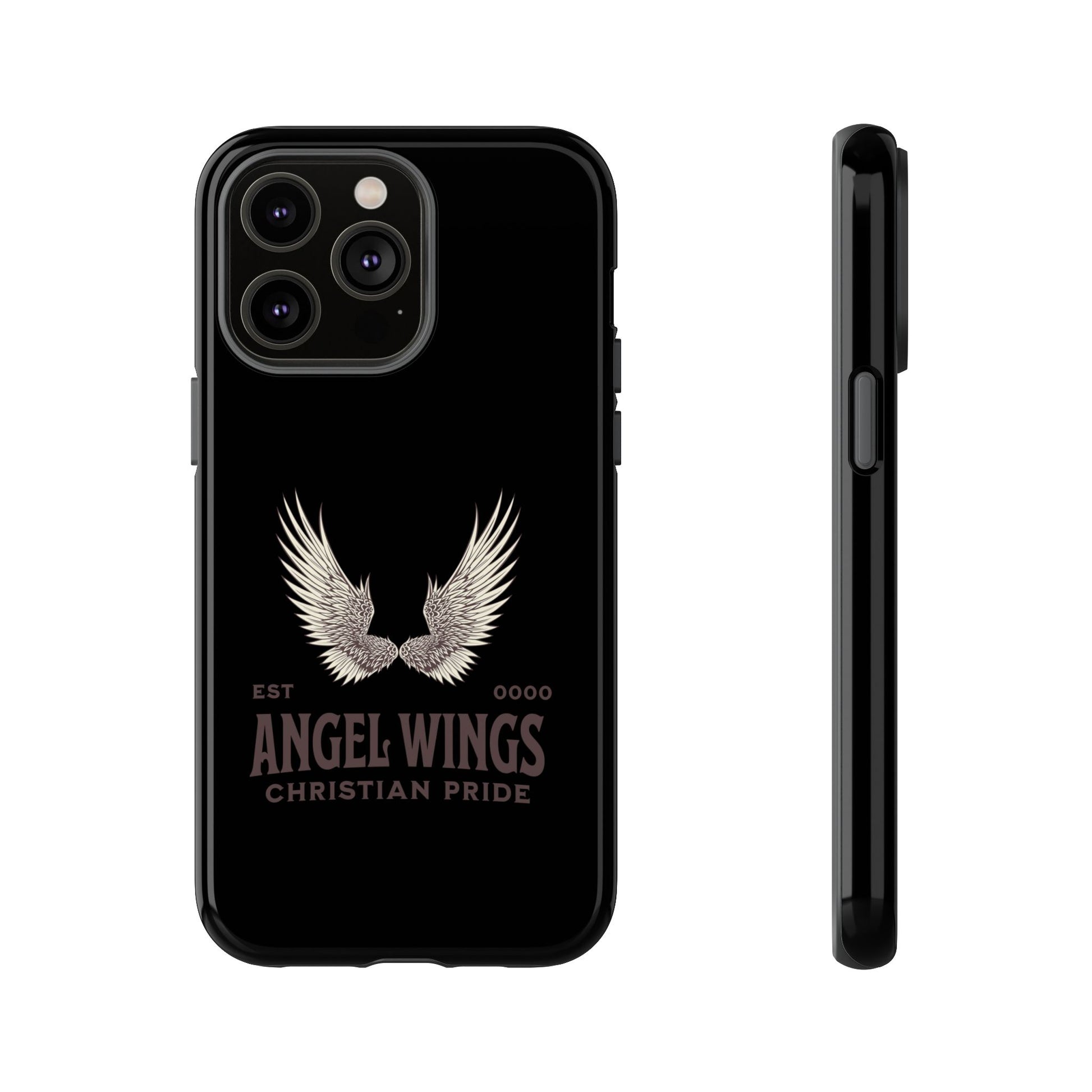 Angel Wings Phone Case - Tough Cases for Christian Pride, Unique Gift, Stylish Protection, Everyday Use, Angelic Design