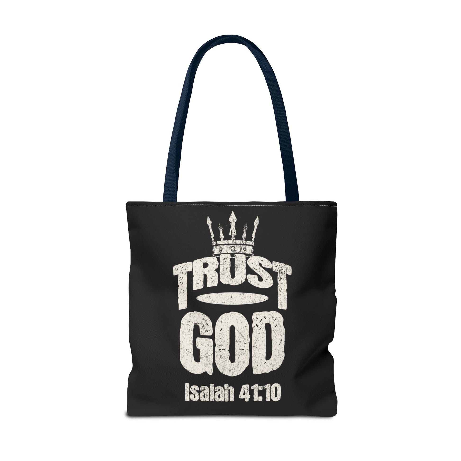 ✝️ Trust God – Isaiah 41:10 Christian Tote Bag