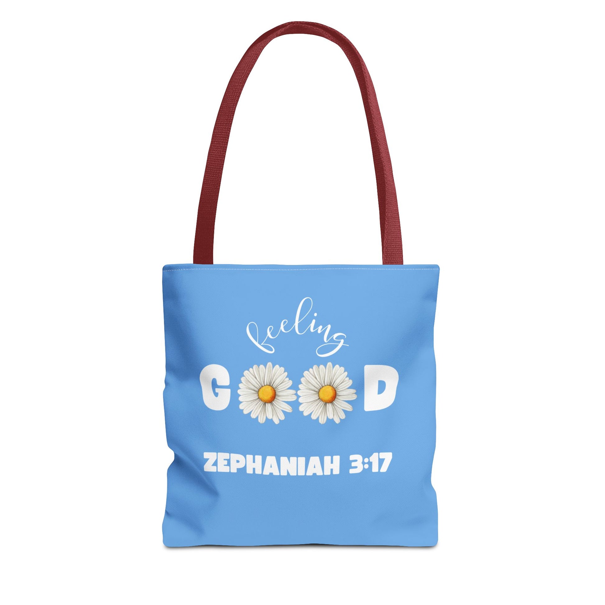 Inspirational Tote Bag - Feeling Good, Floral Design, Scripture Quote, Motivational Gift, Everyday Use, Church Events