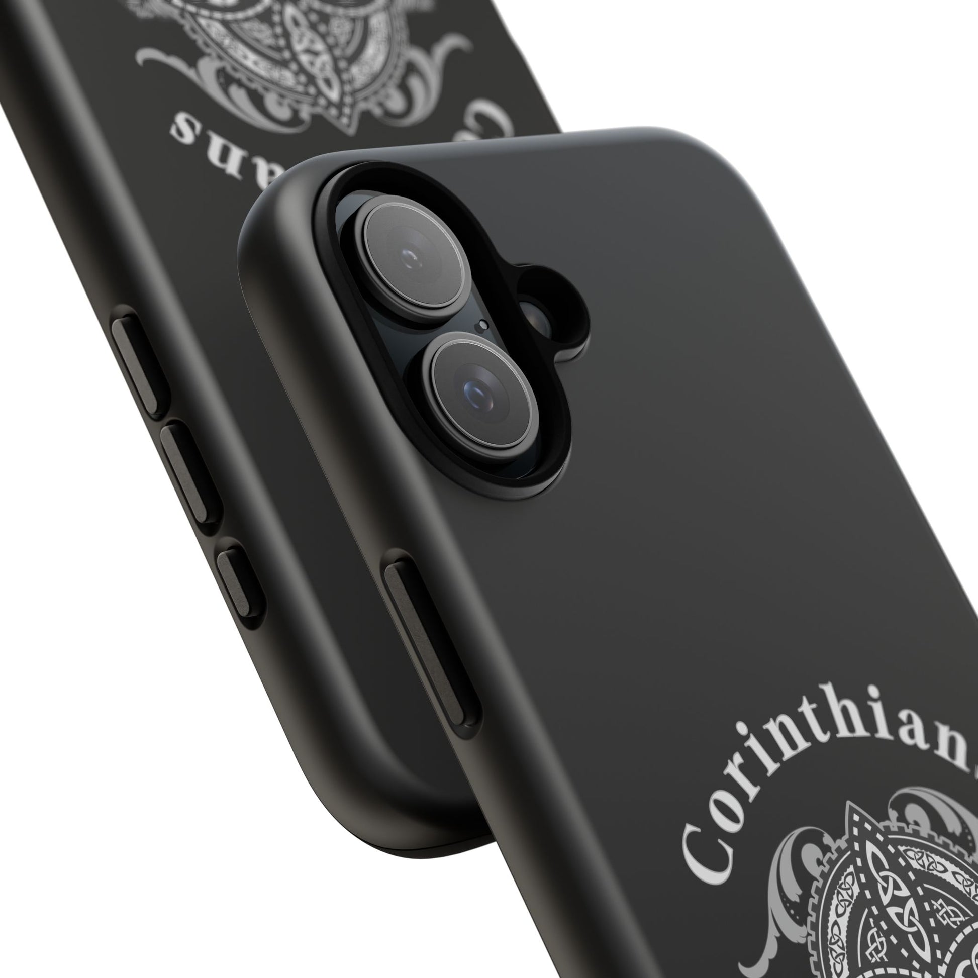 Corinthians Tough Case: Durable Phone Protection, Christian Gift, Unique Design, Trendy Accessory, Faith-Based Style