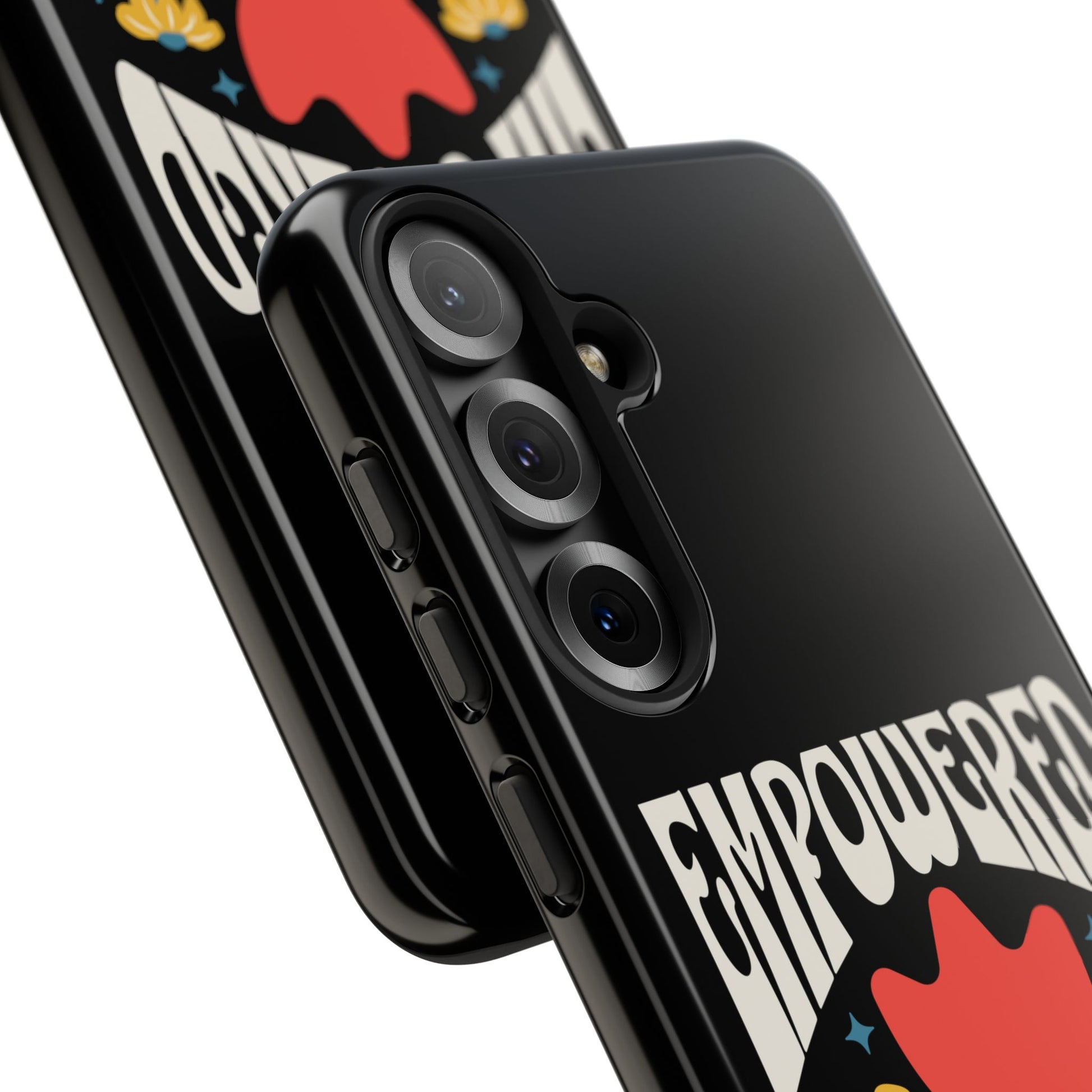 Empowered Floral Phone Case, Inspirational Phone Case, Unique Gift for Her, Psalm 100:5, Tough Phone Cover, Empowering Accessory