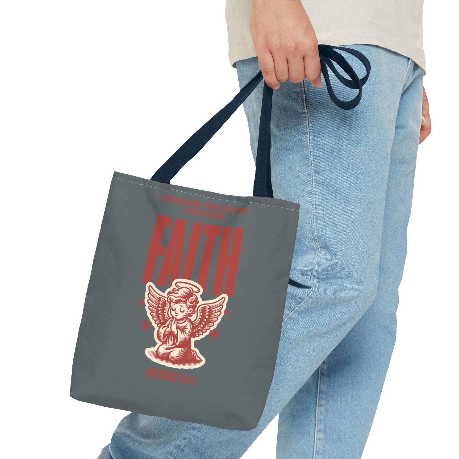Faith-Inspired Tote Bag: Stylish & Versatile, Gift for Holidays, Shopping, Encouragement, Inspirational Gift, Eco-Friendly Bag