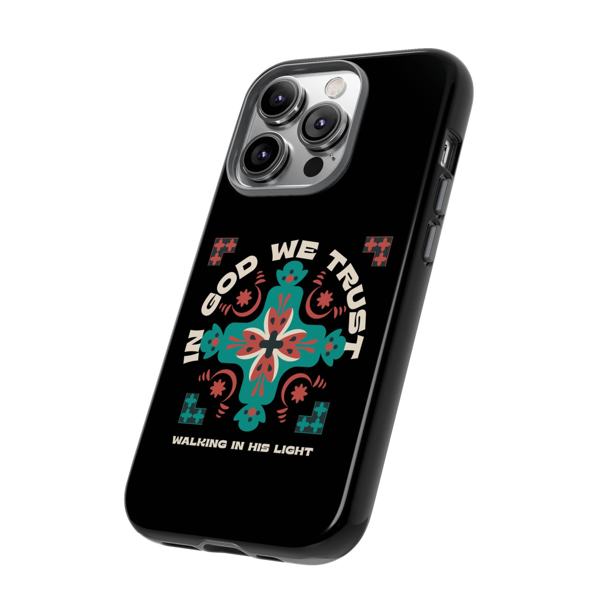 Tough Cases - In God We Trust Phone Case, Spiritual Phone Protector, Christian Cell Cover, Faith-based Accessory, Inspirational Gift