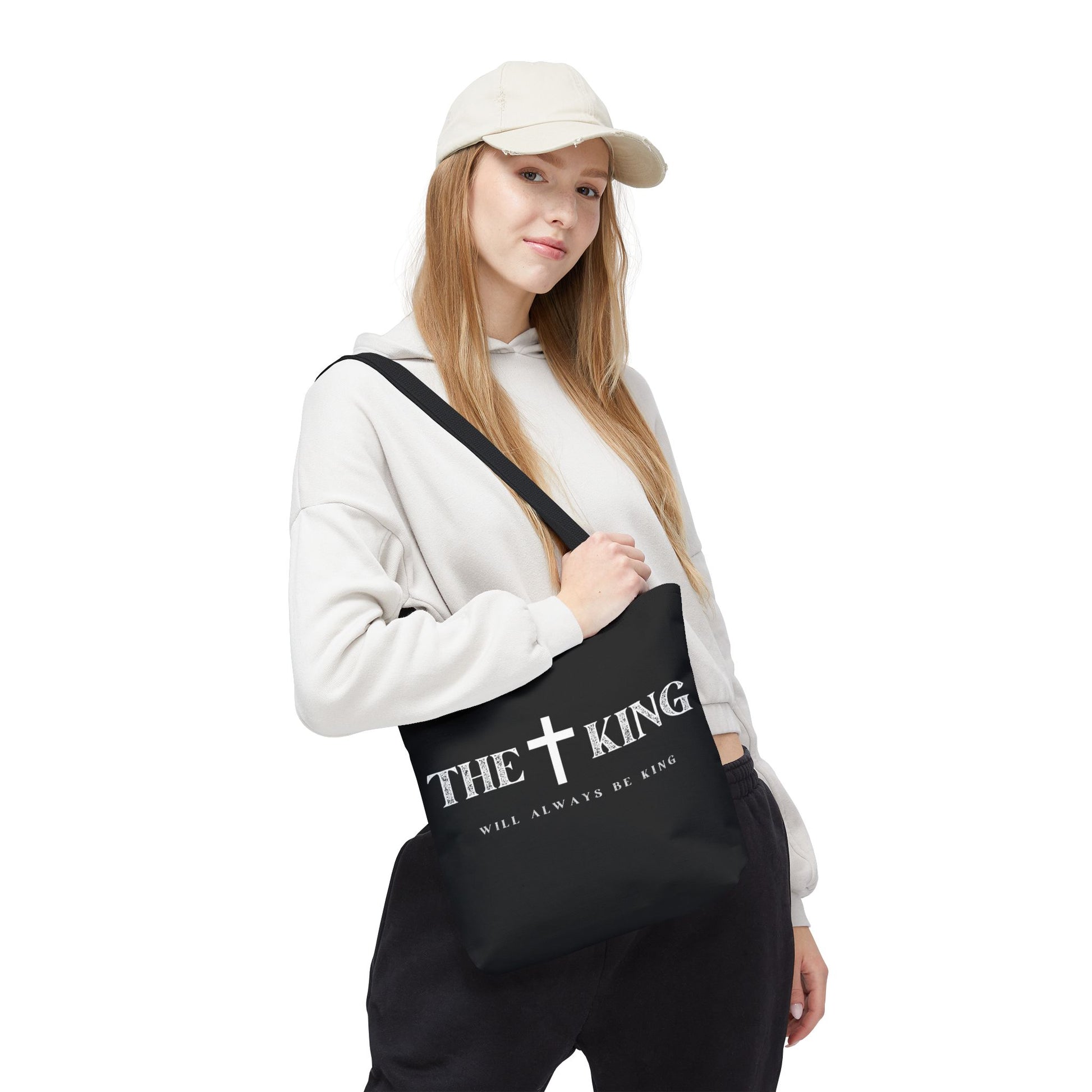 Faith-Inspired Tote Bag, Christian Tote, Shopping Bag, Bible Verse Bag, Gift for Believers, Church Accessory