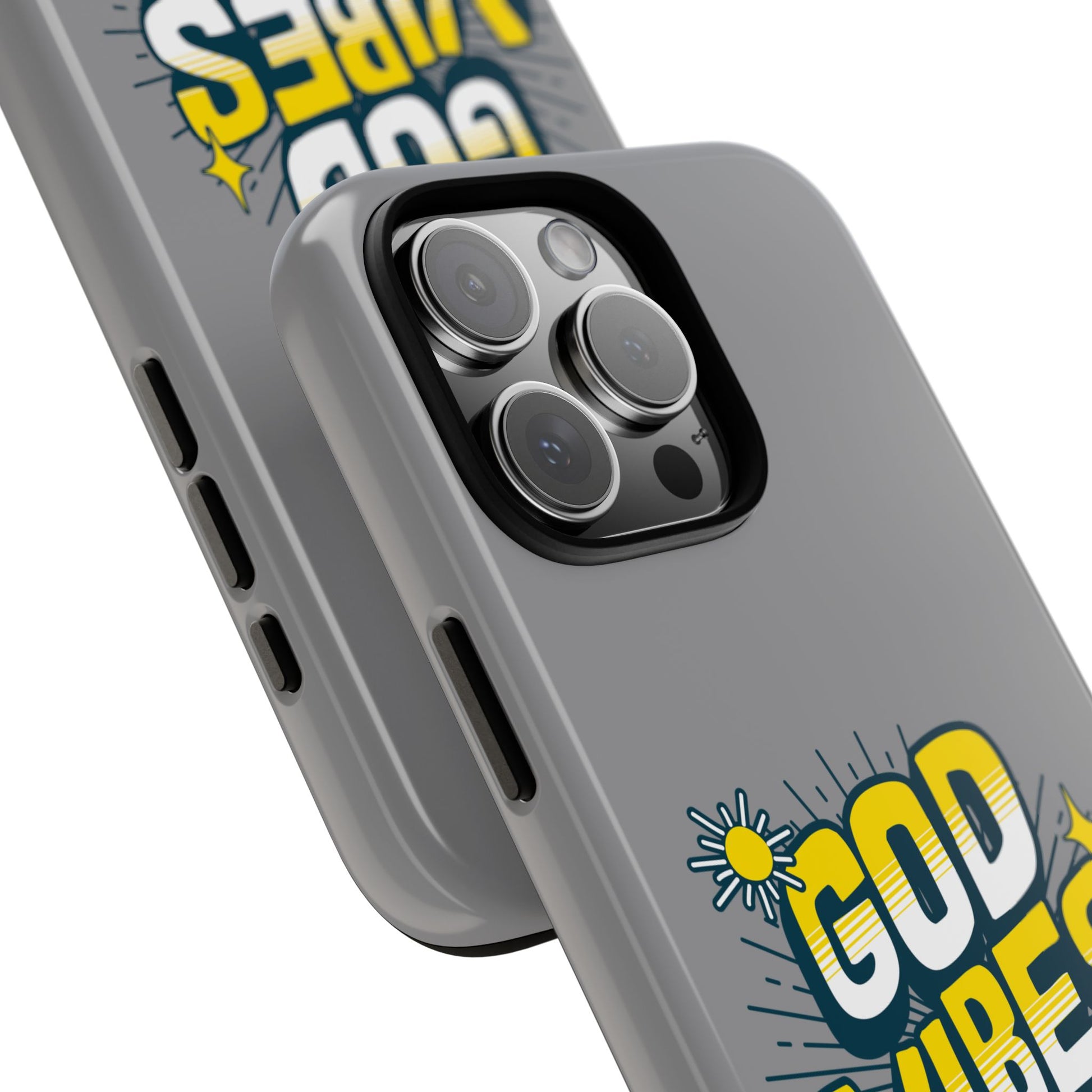God Vibes Only Phone Case - Inspirational Tough Case, Positive Message Cover, Gift for Faith, Spirituality, Encouragement