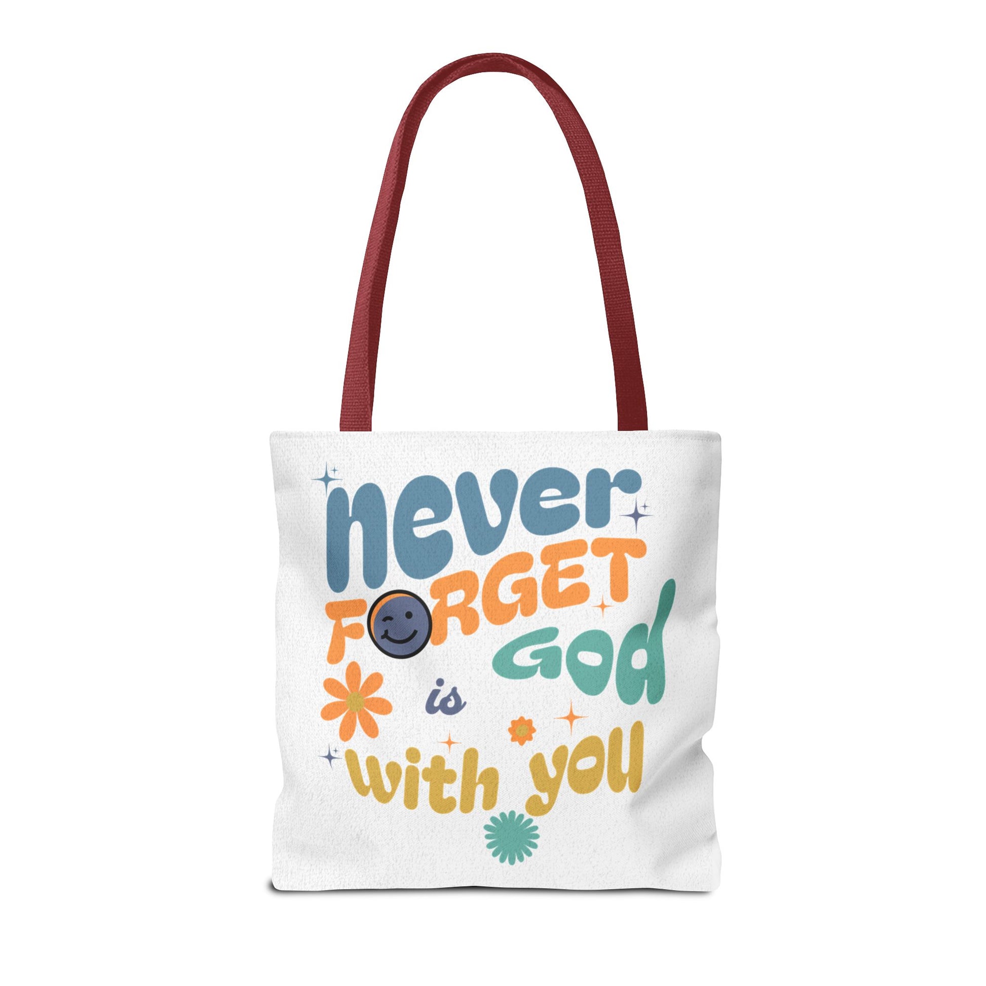 ⭐ Never Forget Tote Bag – Deuteronomy 31:6