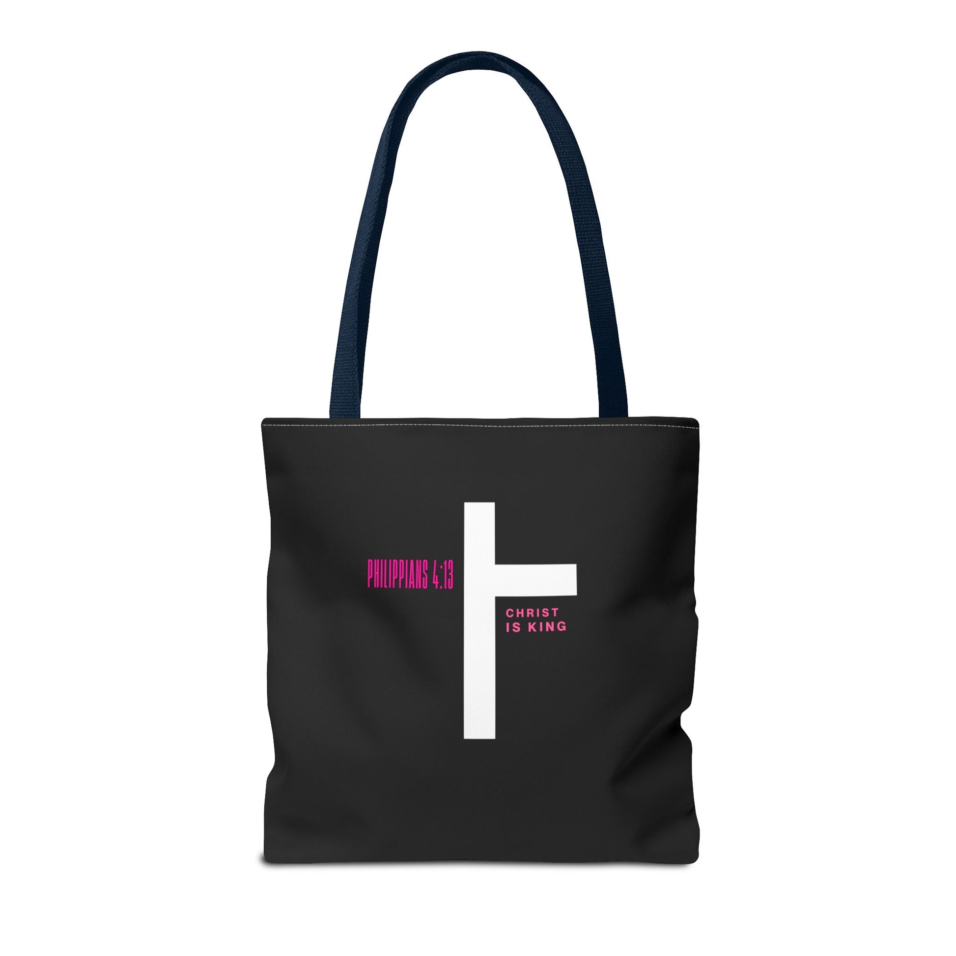 ⭐ Philippians 4:13 Tote Bag – Faith & Strength Statement Bag