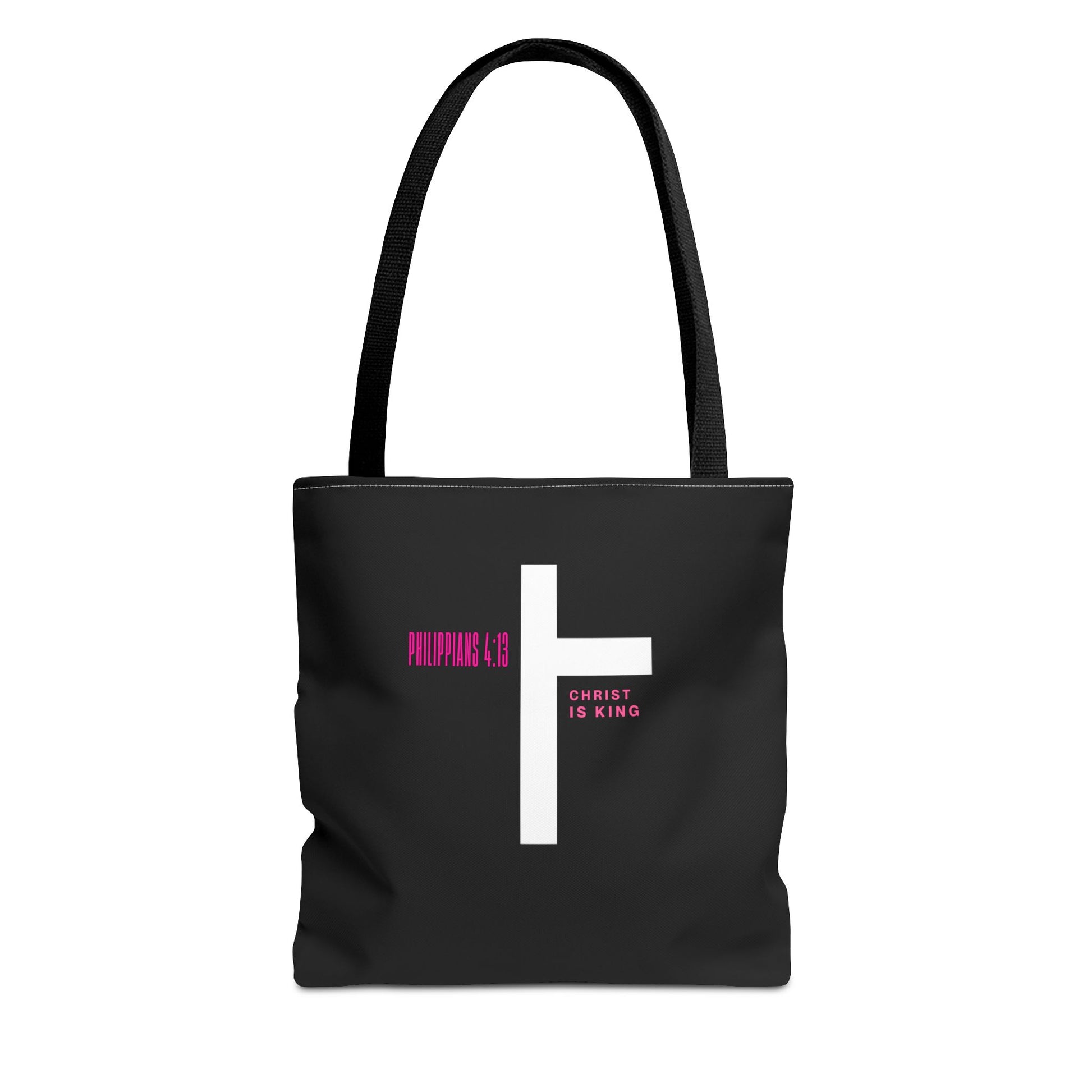 ⭐ Philippians 4:13 Tote Bag – Faith & Strength Statement Bag