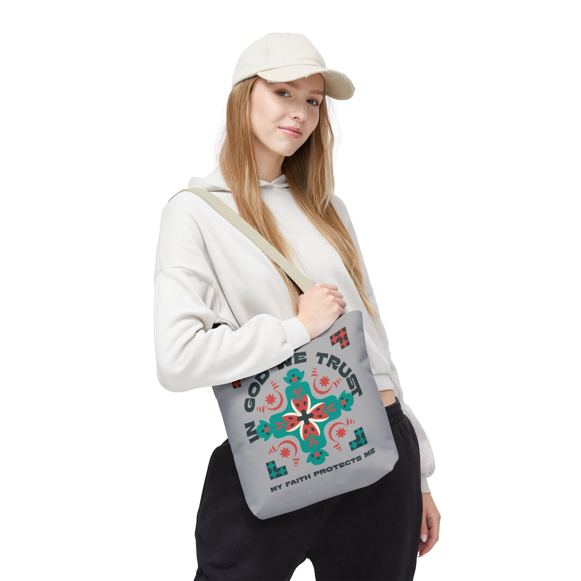 Faith-Inspired Tote Bag, Spiritual Shopper, Inspirational Gift, Religious Tote, Christian Accessory, Everyday Use