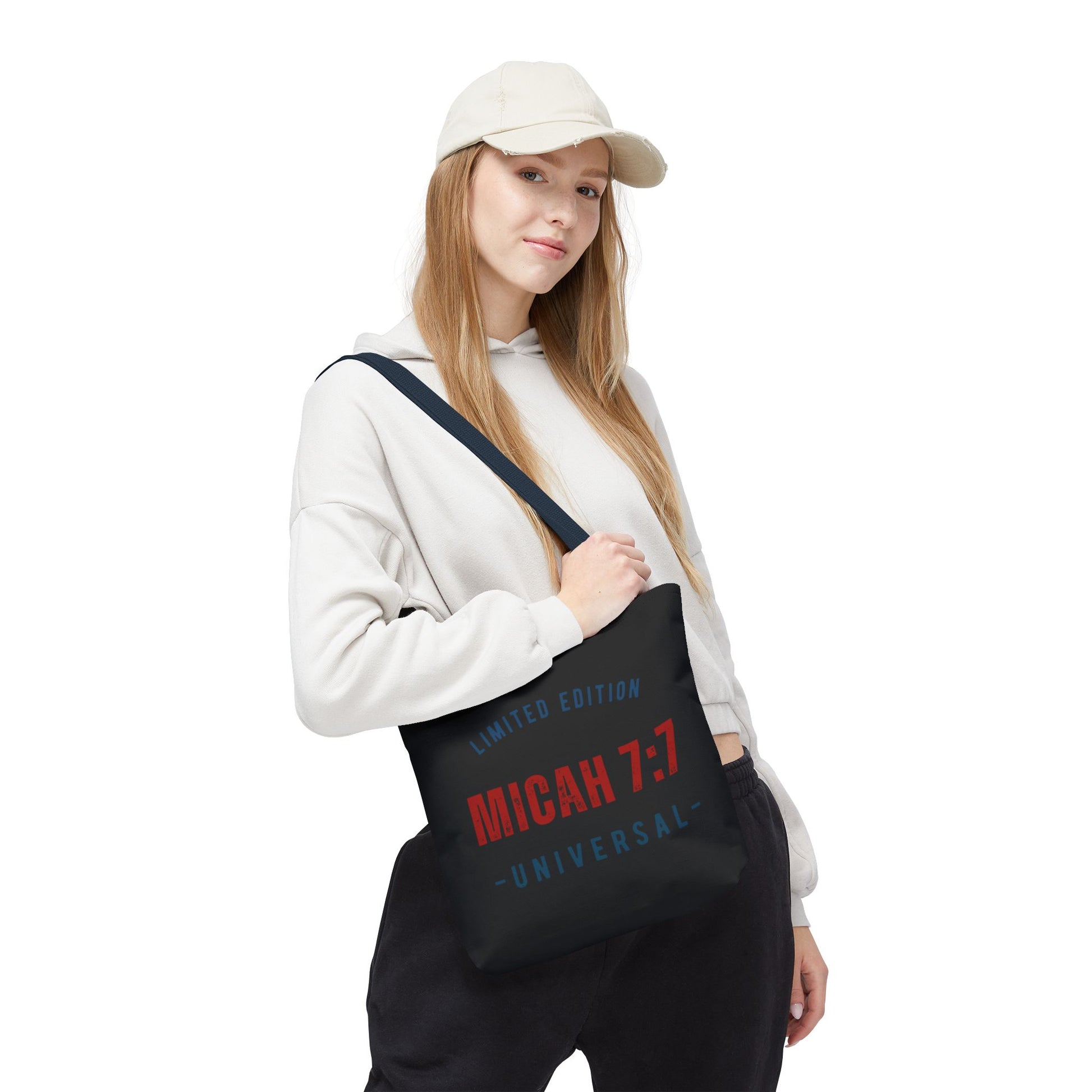 Limited Edition Micah 7:1 Tote Bag - Universal Design for Everyday Use, Gift, Eco-Friendly, Daily Essentials, Faith-Inspired