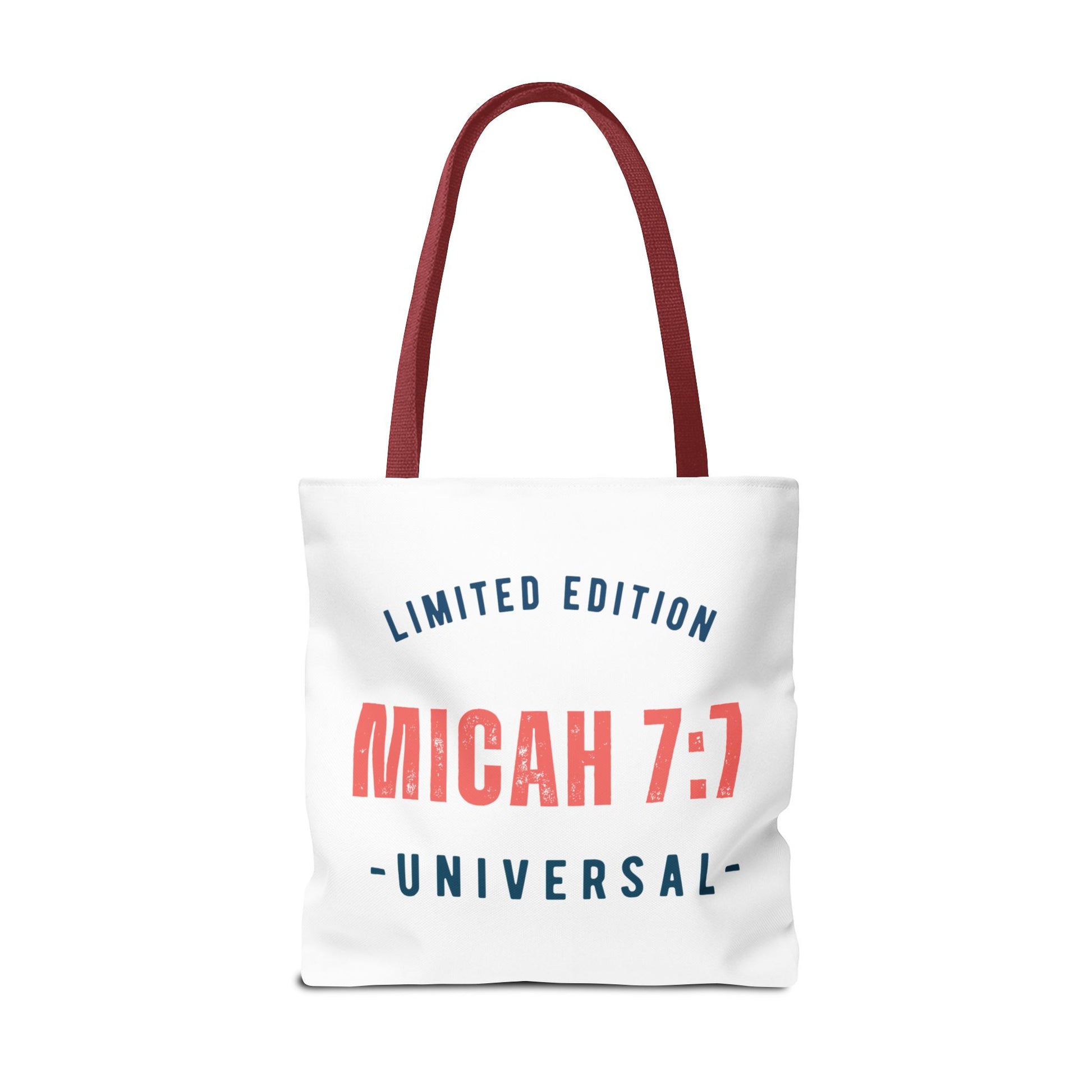 Limited Edition Inspirational Tote Bag - Micah 7:1, Motivational Carryall, Christian Gift, Everyday Tote, Reusable Shopping Bag