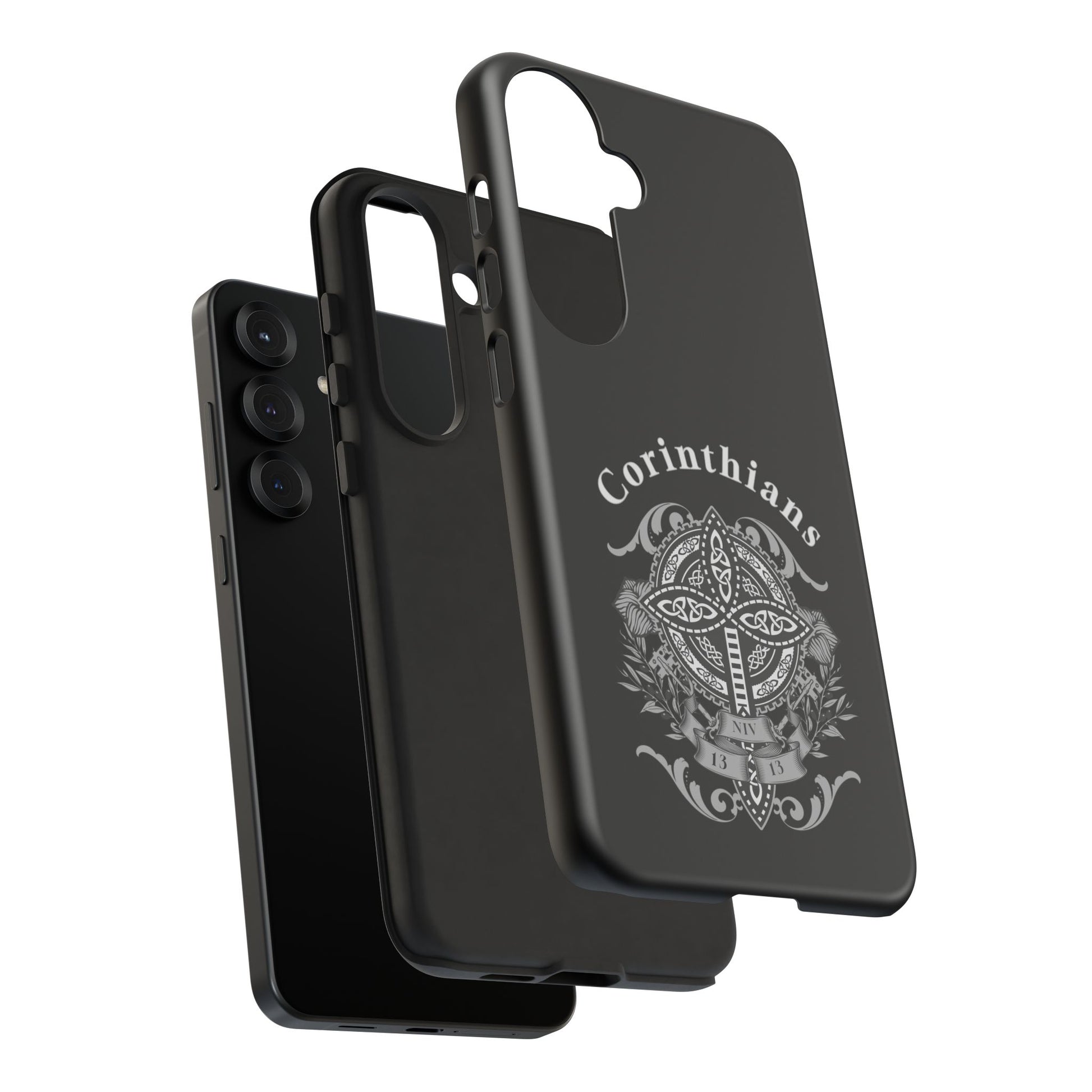 Corinthians Tough Case: Durable Phone Protection, Christian Gift, Unique Design, Trendy Accessory, Faith-Based Style