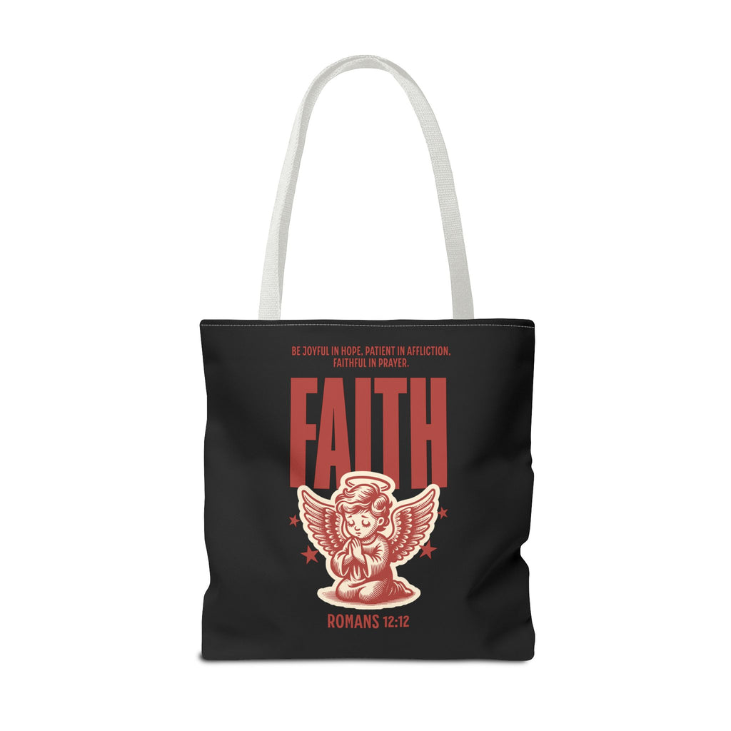 Faith-Inspired Tote Bag, Religious Shopping Bag, Gift for Believers, Motivational Daily Bag, Christian Faith Tote
