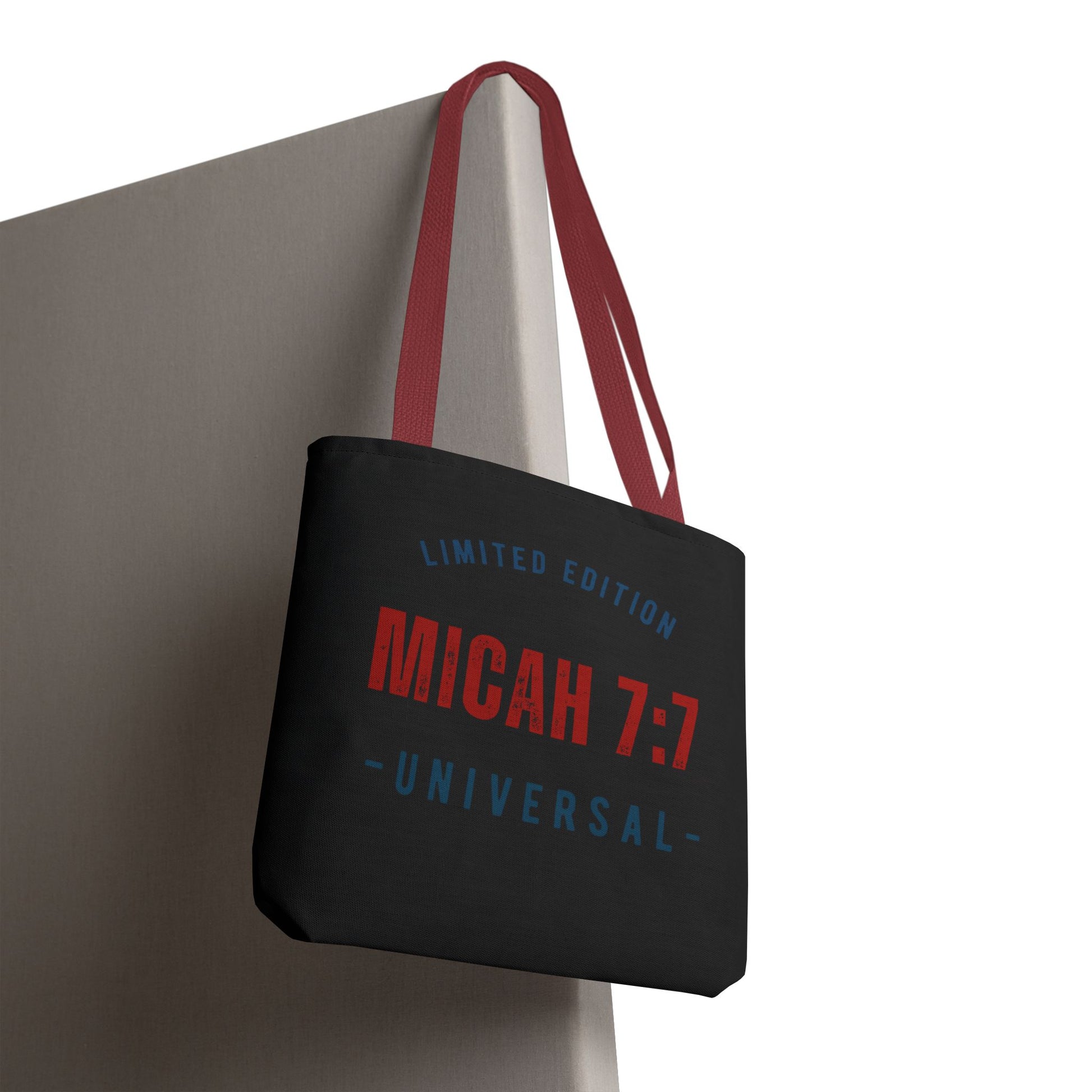 Limited Edition Micah 7:1 Tote Bag - Universal Design for Everyday Use, Gift, Eco-Friendly, Daily Essentials, Faith-Inspired