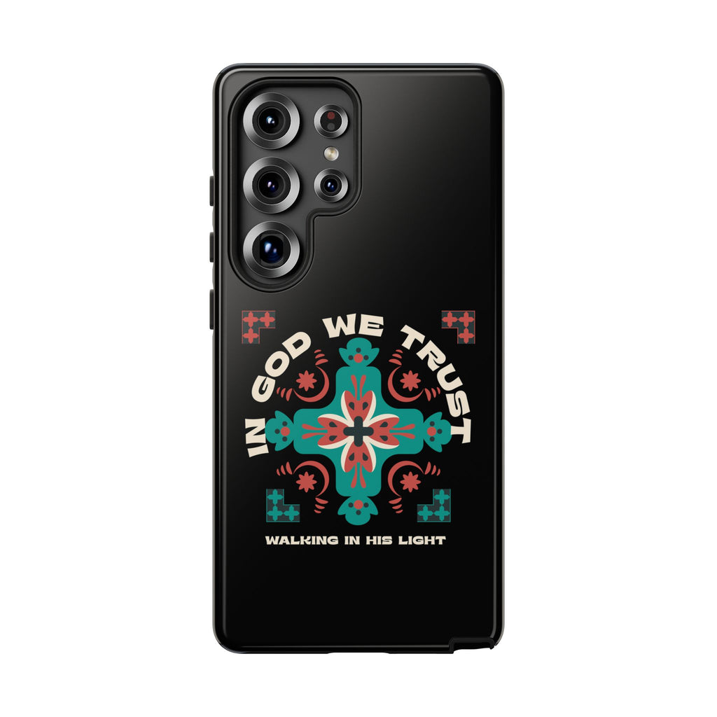 Tough Cases - In God We Trust Phone Case, Spiritual Phone Protector, Christian Cell Cover, Faith-based Accessory, Inspirational Gift
