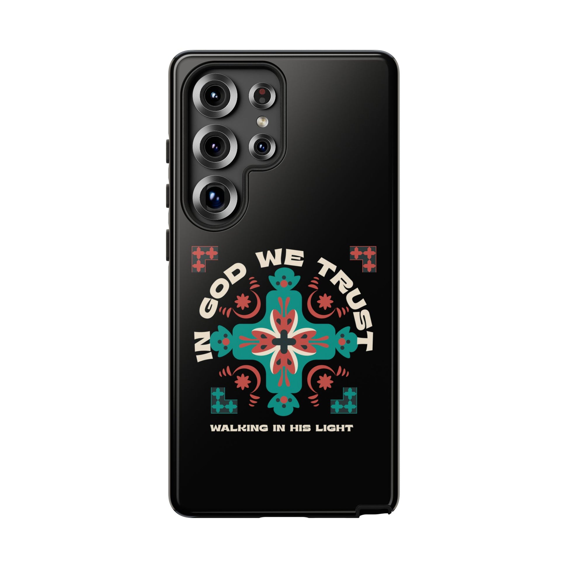Tough Cases - In God We Trust Phone Case, Spiritual Phone Protector, Christian Cell Cover, Faith-based Accessory, Inspirational Gift