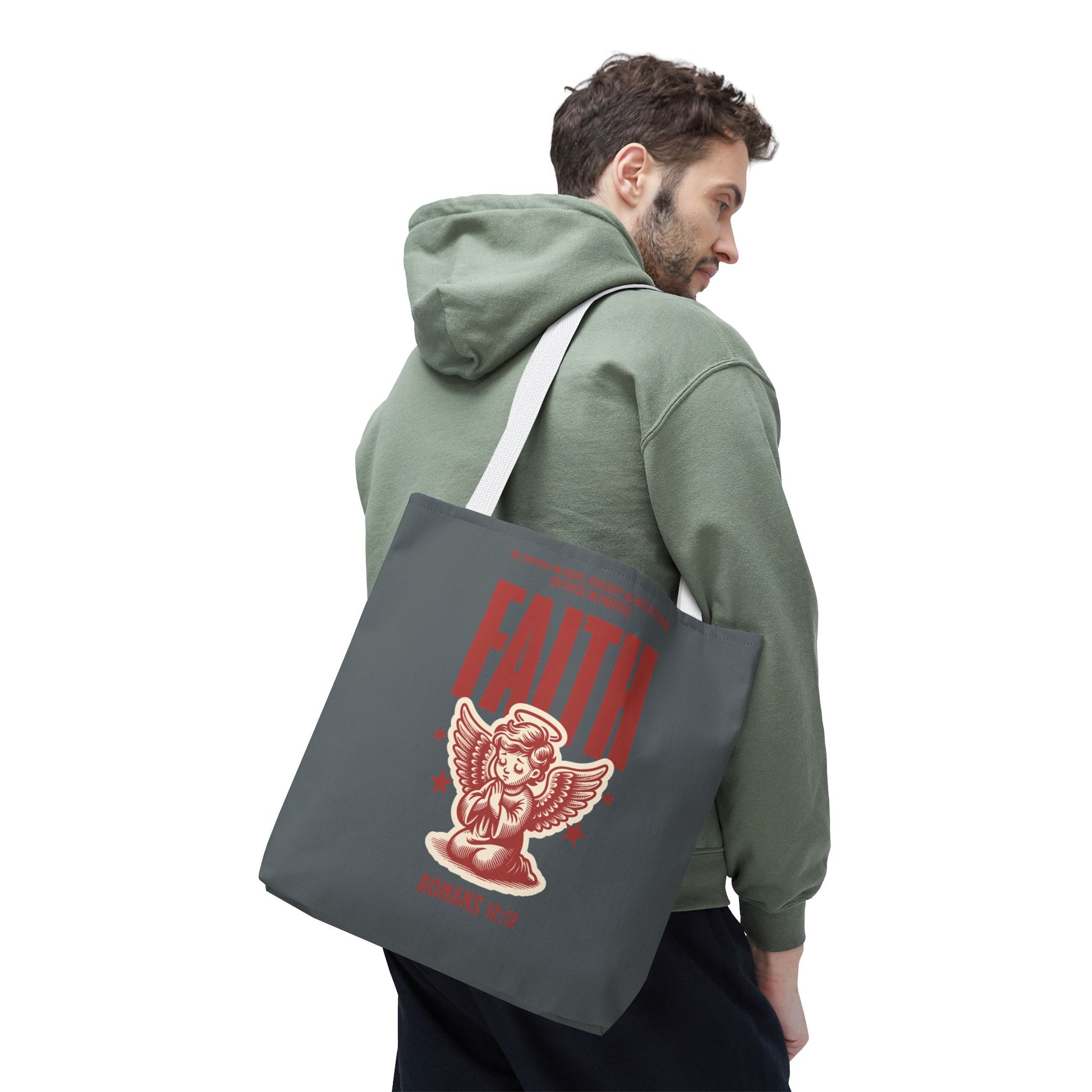 Faith-Inspired Tote Bag: Stylish & Versatile, Gift for Holidays, Shopping, Encouragement, Inspirational Gift, Eco-Friendly Bag