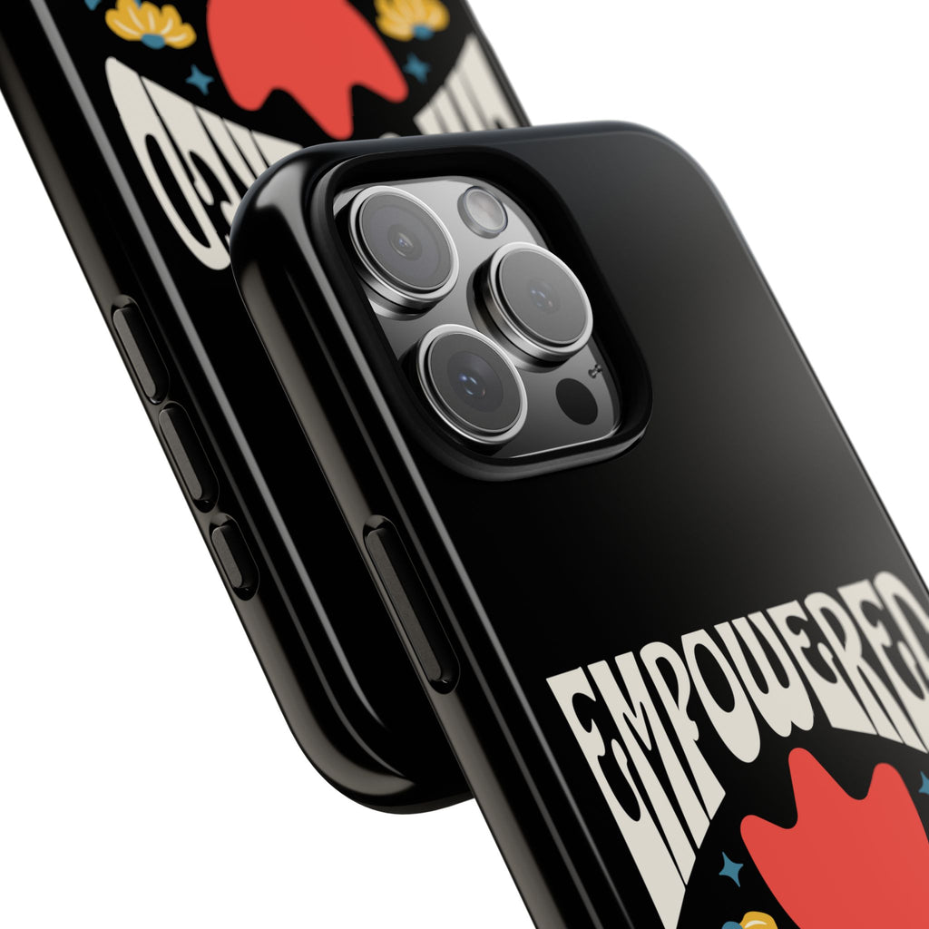 Empowered Floral Phone Case, Inspirational Phone Case, Unique Gift for Her, Psalm 100:5, Tough Phone Cover, Empowering Accessory