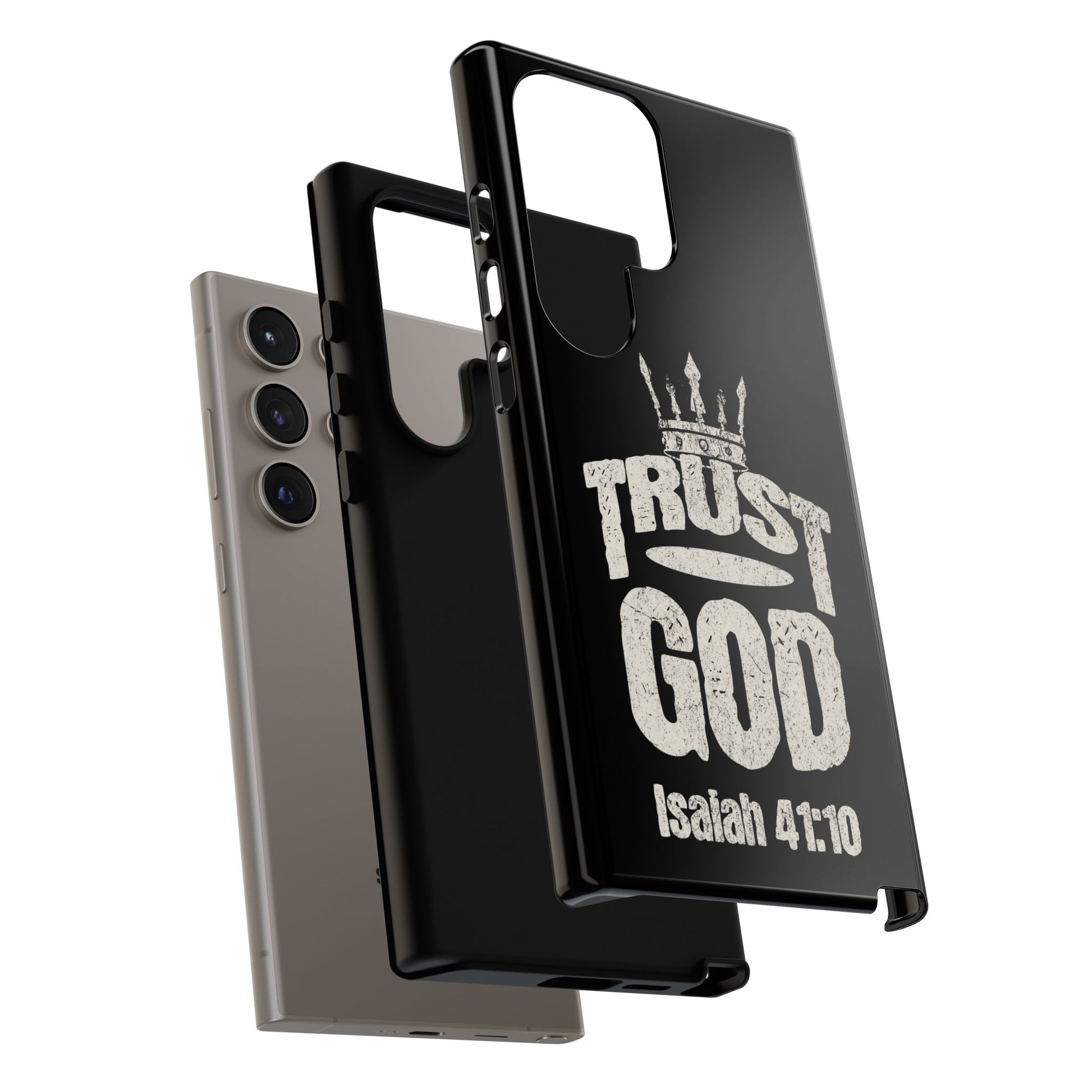 Trust God Isaiah 41:10 Phone Case – Faith Over Fear