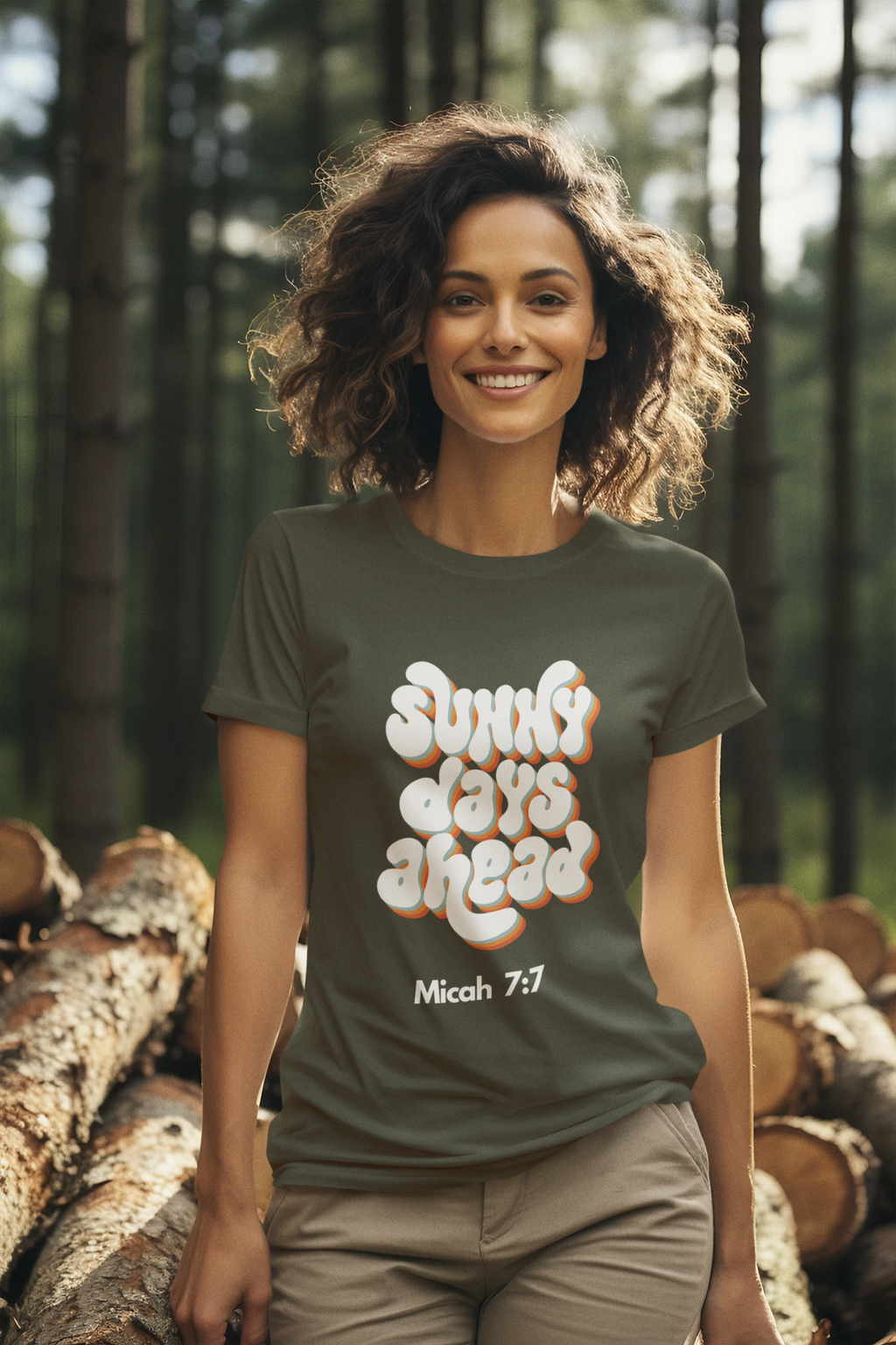 ⭐ Sunny Days Ahead T-Shirt – Micah 7:7