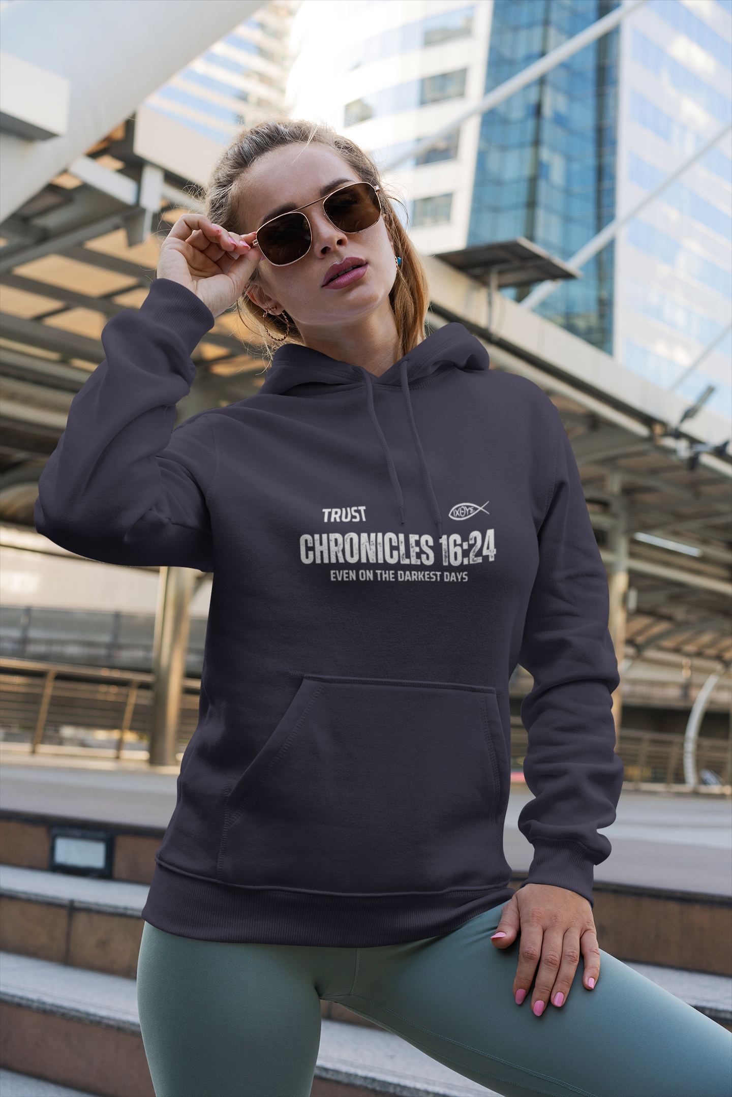 ✝️ Chronicles 16:24 “Trust Even on the Darkest Days” Hoodie – Faith-Inspired Comfort