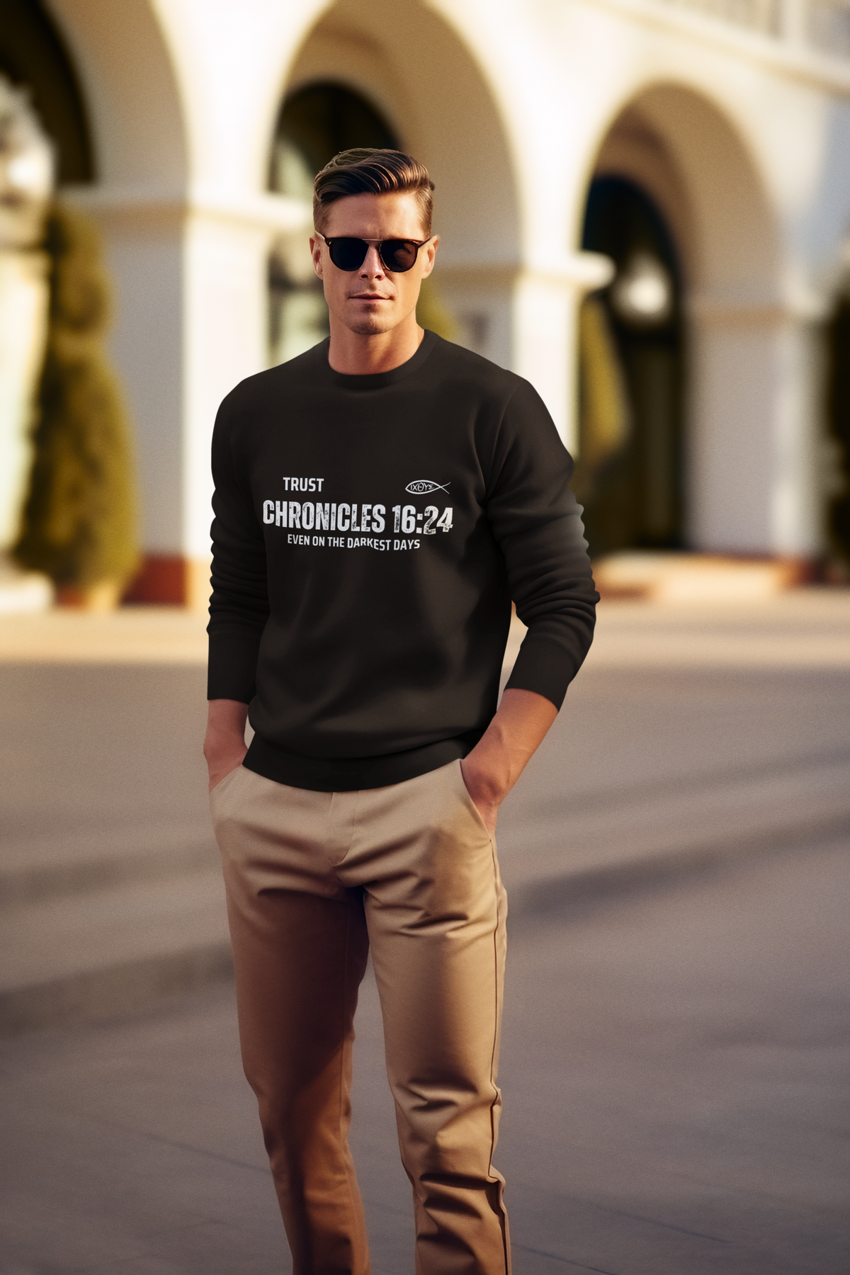 ✝️ Chronicles 16:24 “Declare His Glory” Sweatshirt – Faith-Inspired Comfort