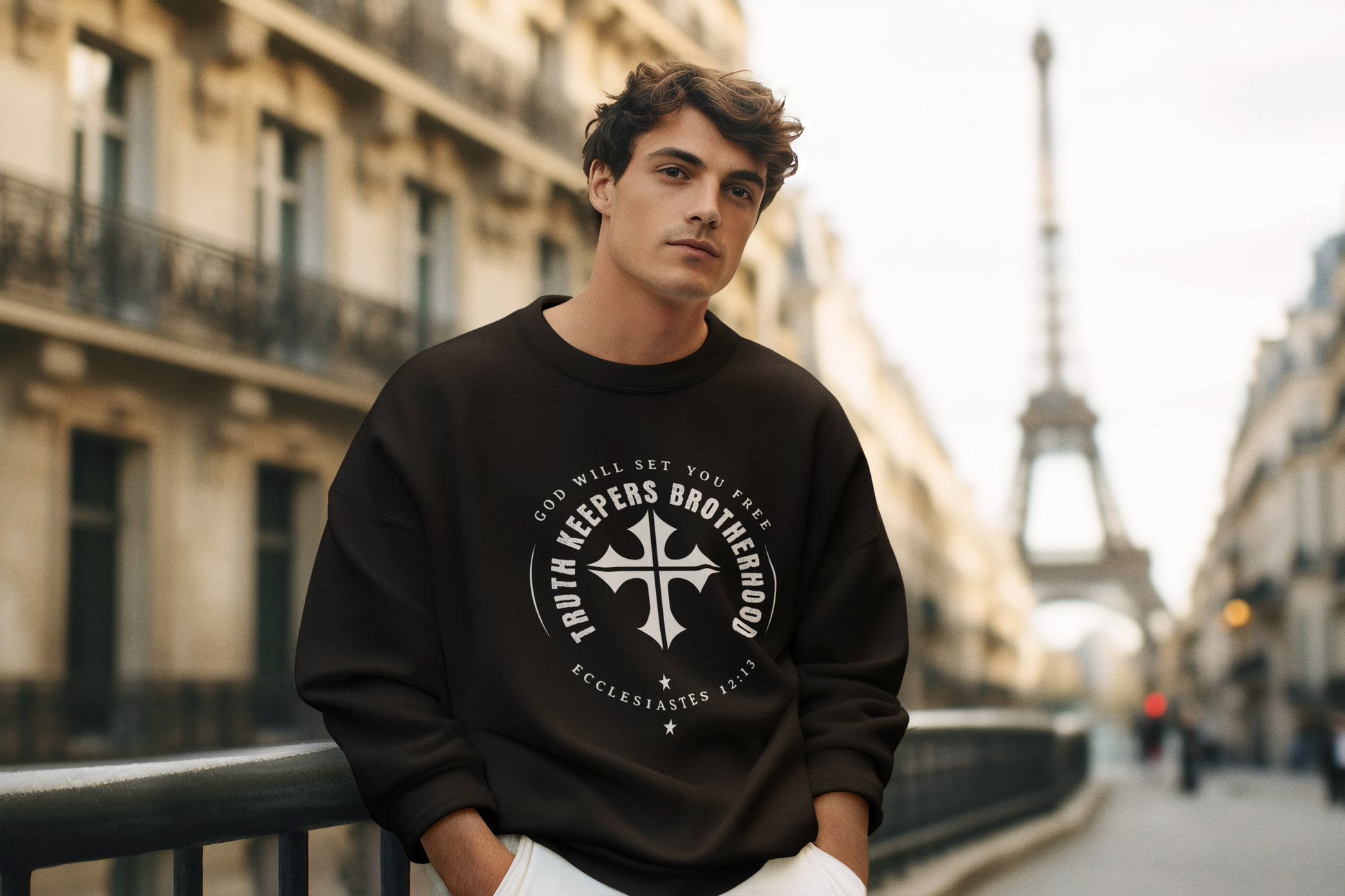 ✝️ Truth Keepers Brotherhood Sweatshirt – Ecclesiastes 12:13
